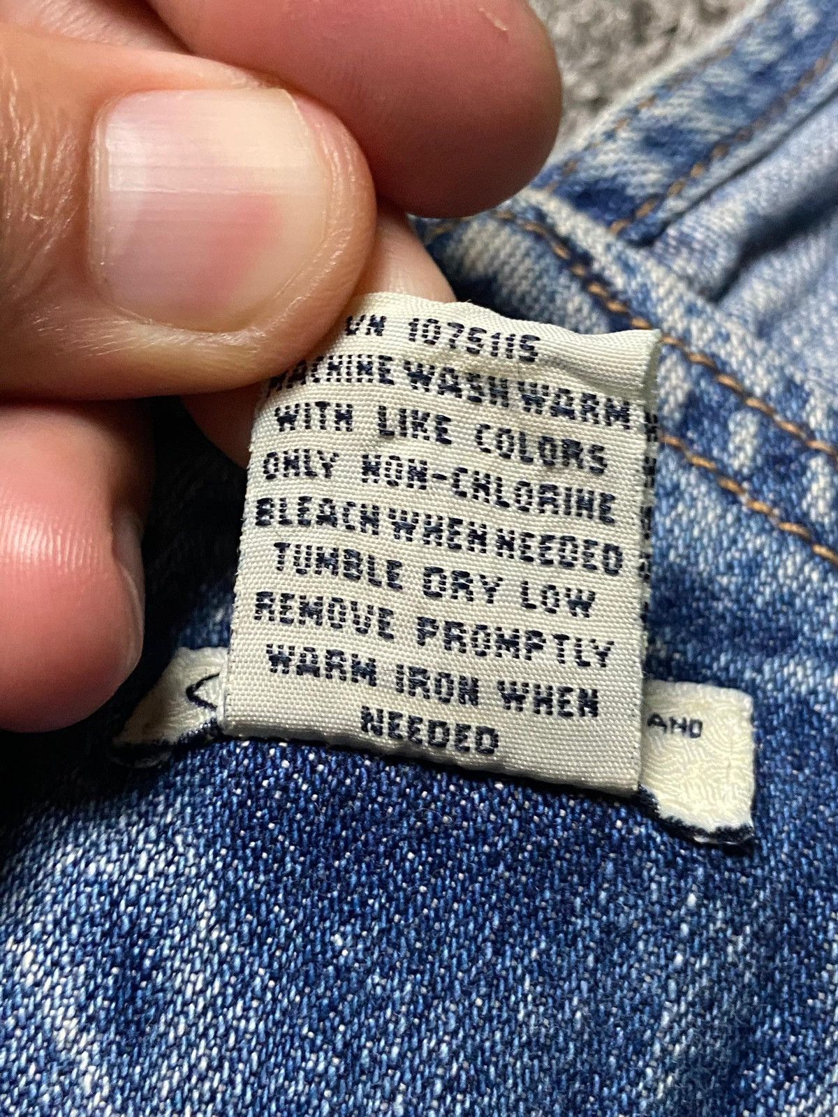 Cherokee Vintage CHEROKEE Denim Jeans Overalls (162) Size US 33 - 5 Thumbnail