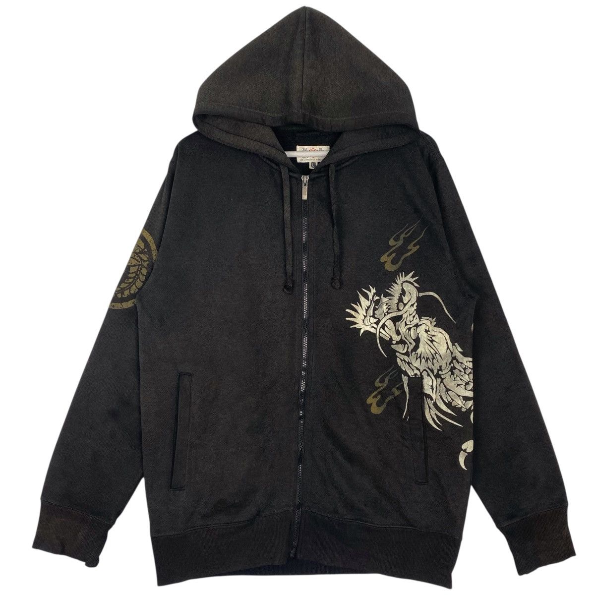 Other Vintage Dragon Japanese Hoodie Sweater Big Logo Black Size US L / EU 52-54 / 3 - 1 Thumbnail