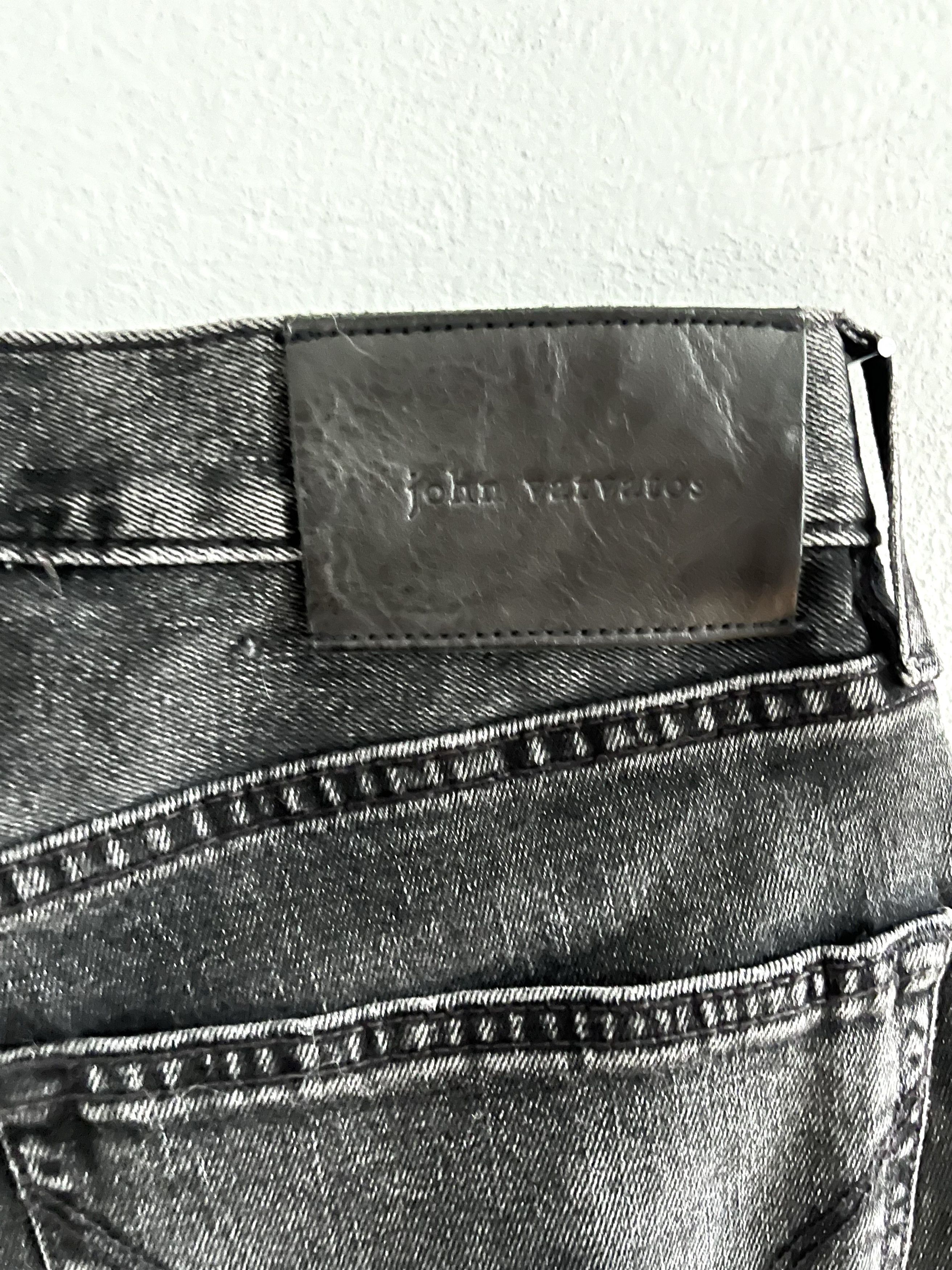 John Varvatos John Varvatos Skinny Black Denim - 34 Size US 34 / EU 50 - 3 Thumbnail