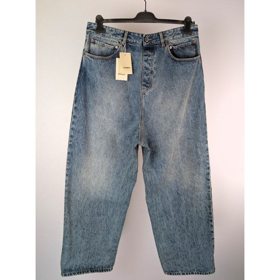 Vetements o1rshd1 Denim Jeans in Indigo Blue Size US 34 / EU 50 - 2 Thumbnail