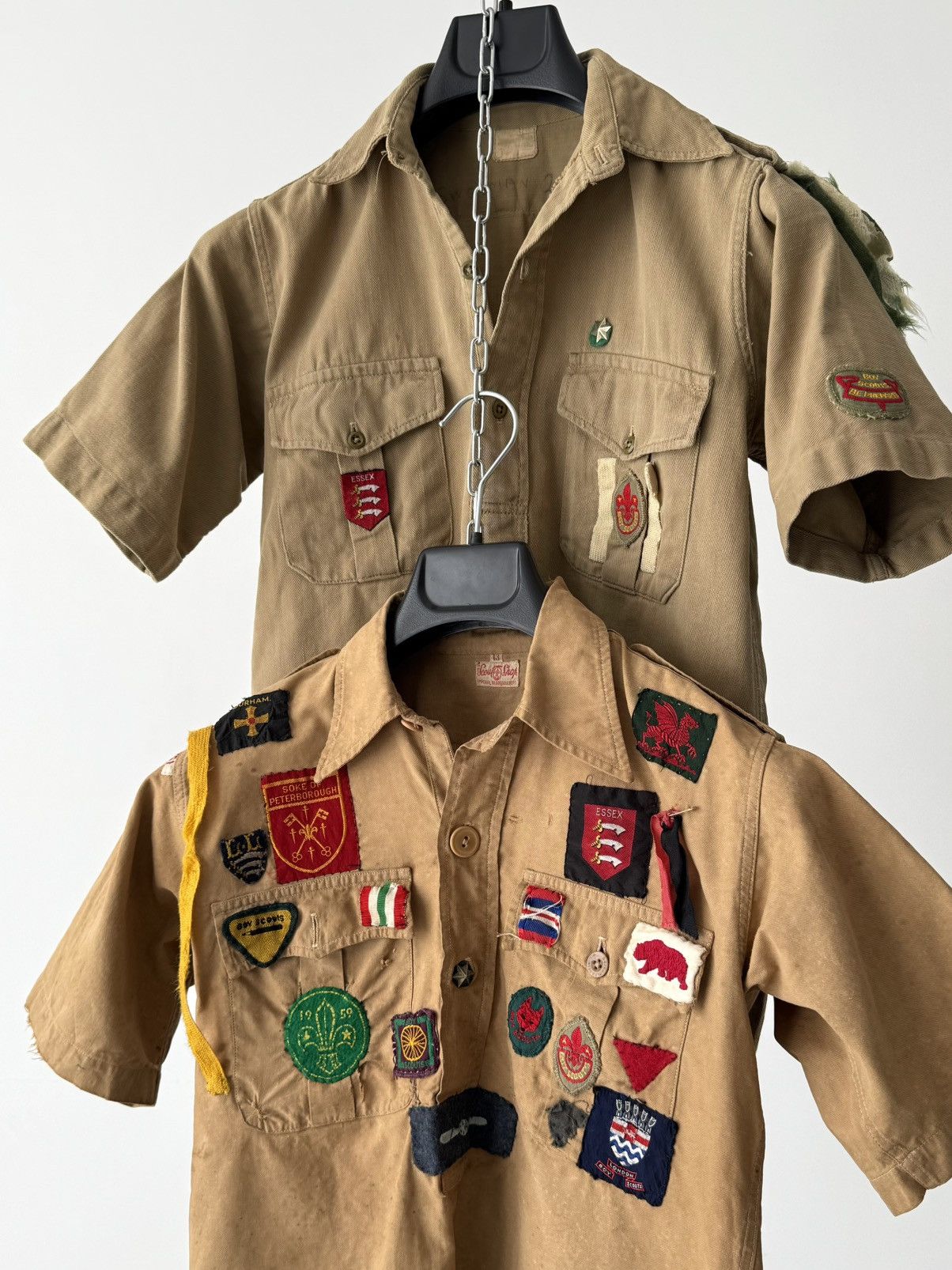 Vintage Original 1950s British Boy Scouts Shirt Size US XS / EU 42 / 0 - 5 Thumbnail