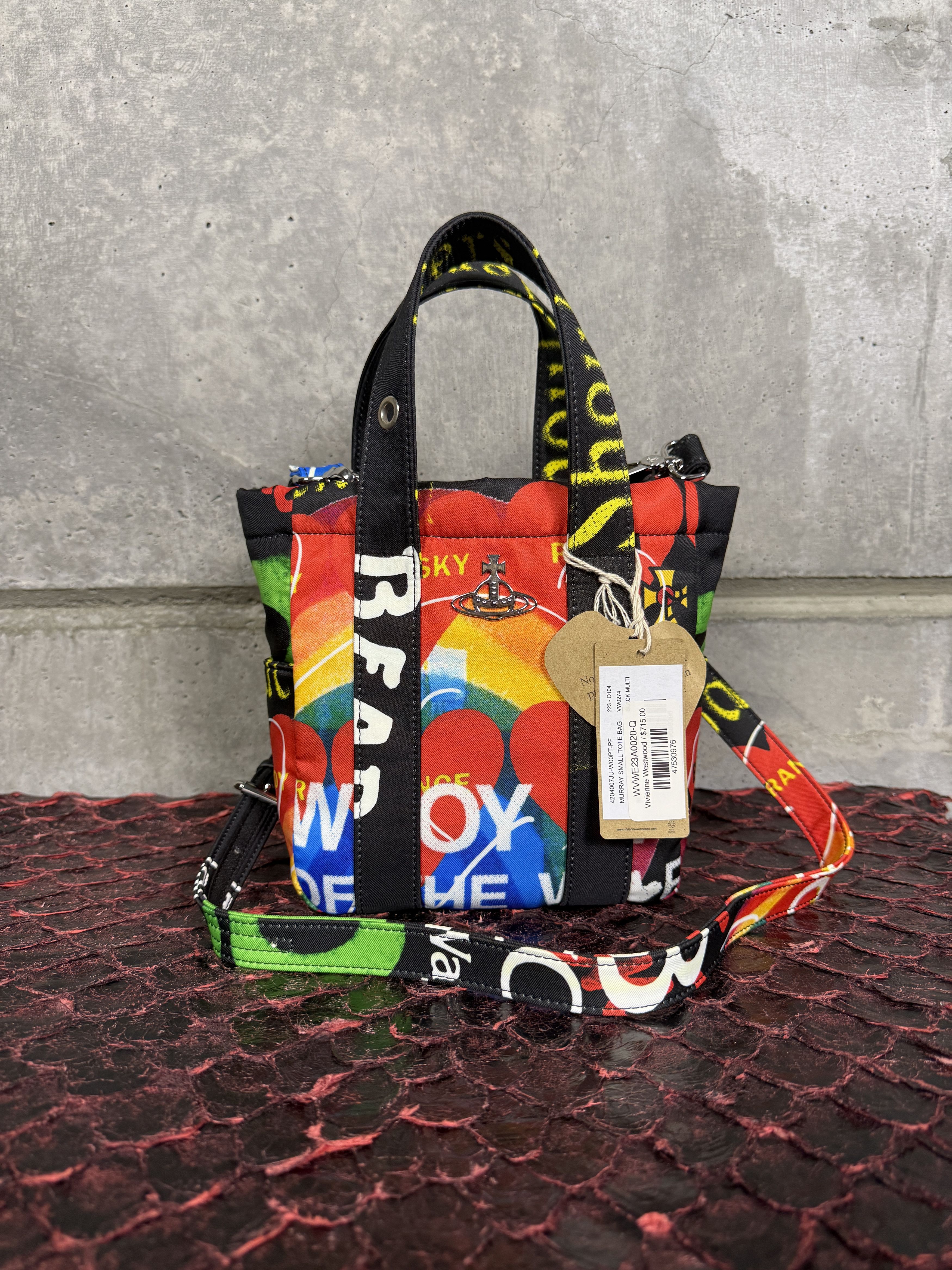 Vivienne Westwood $715 Vivienne Westwood Murray Small Tote Bag Size ONE SIZE - 5 Thumbnail