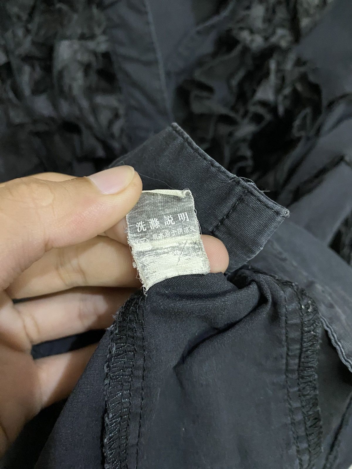 Black Ruffled Blouse If Six Was Nine Style