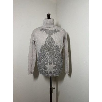 Etro Etro Milano $1690 Wool Angora Blend Turtleneck Paisley Print Size US M / EU 48-50 / 2 - 1 Thumbnail