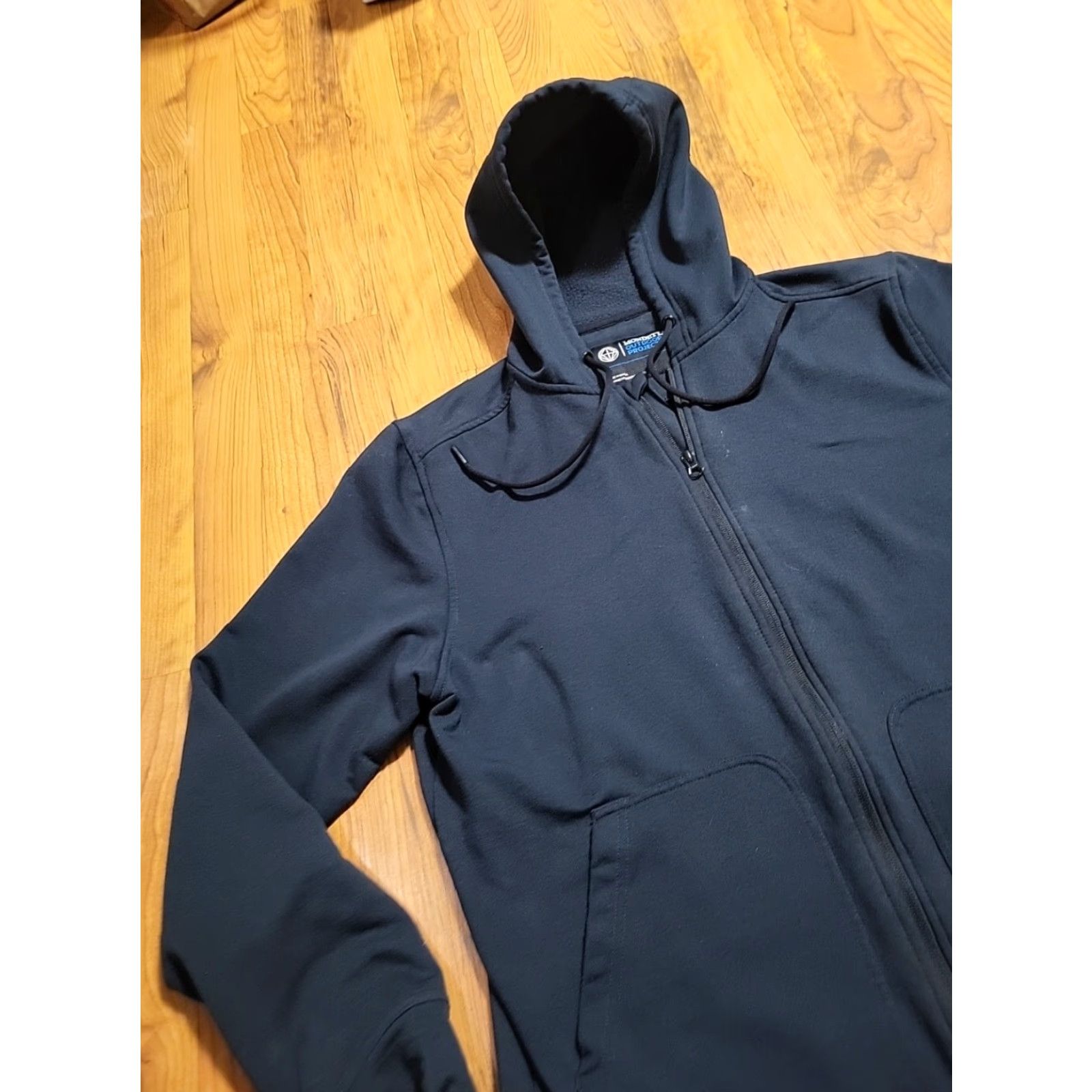 Y/Project MONDETTA Outdoor Project Hoodie Full Zip Lg Black Fleece Lined Softshell Men Size US L / EU 52-54 / 3 - 4 Thumbnail