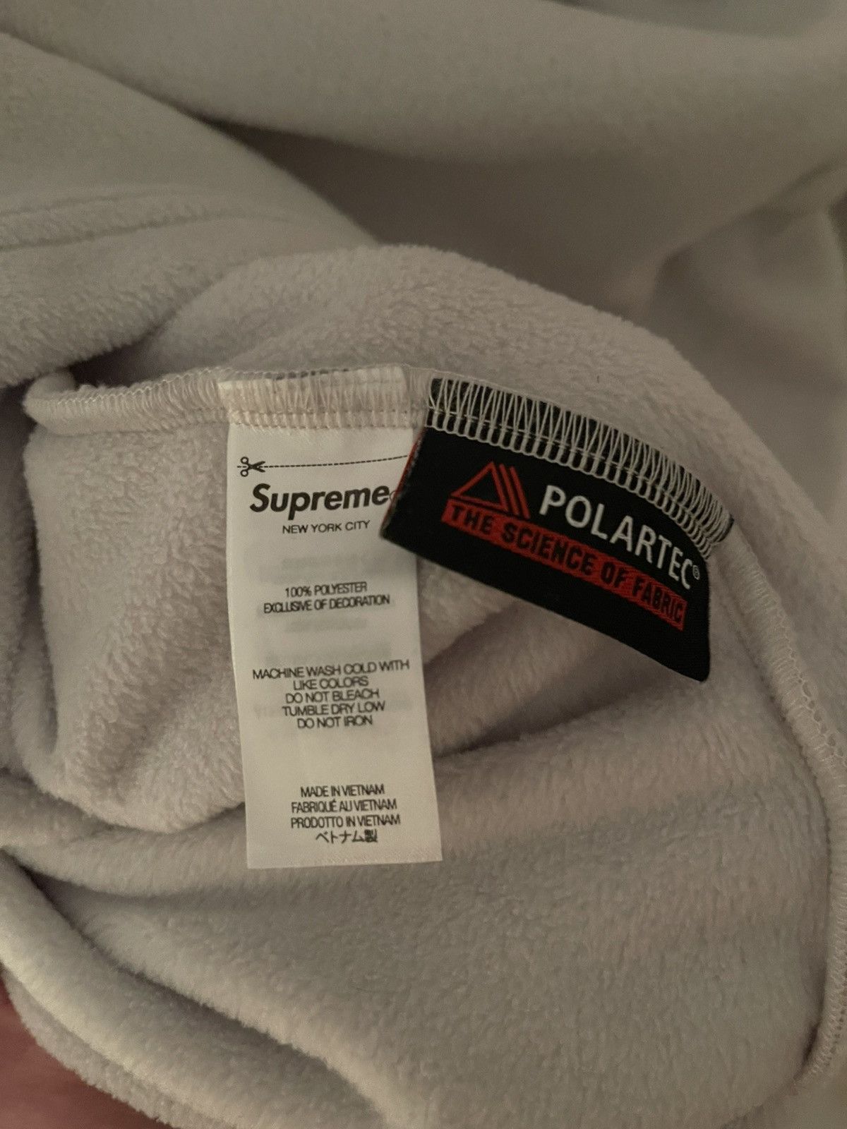 Supreme Supreme Men's Polartec Facemask Half Zip Hooded Sweatshirt Size US L / EU 52-54 / 3 - 6 Thumbnail