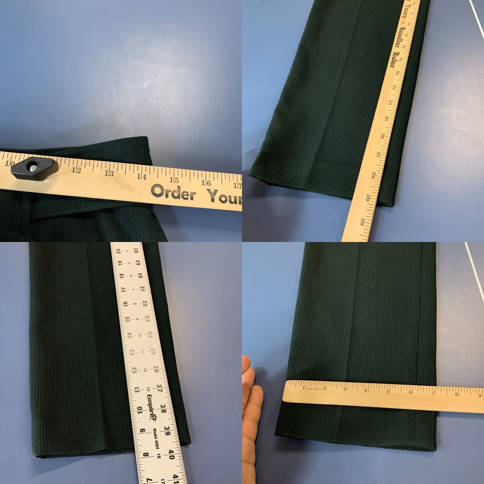 Club Monaco VINTAGE Club Monaco Tie Waist Pants Womens Size 6 Dark Green 28x29 Size 28" / US 6 / IT 42 - 10 Thumbnail