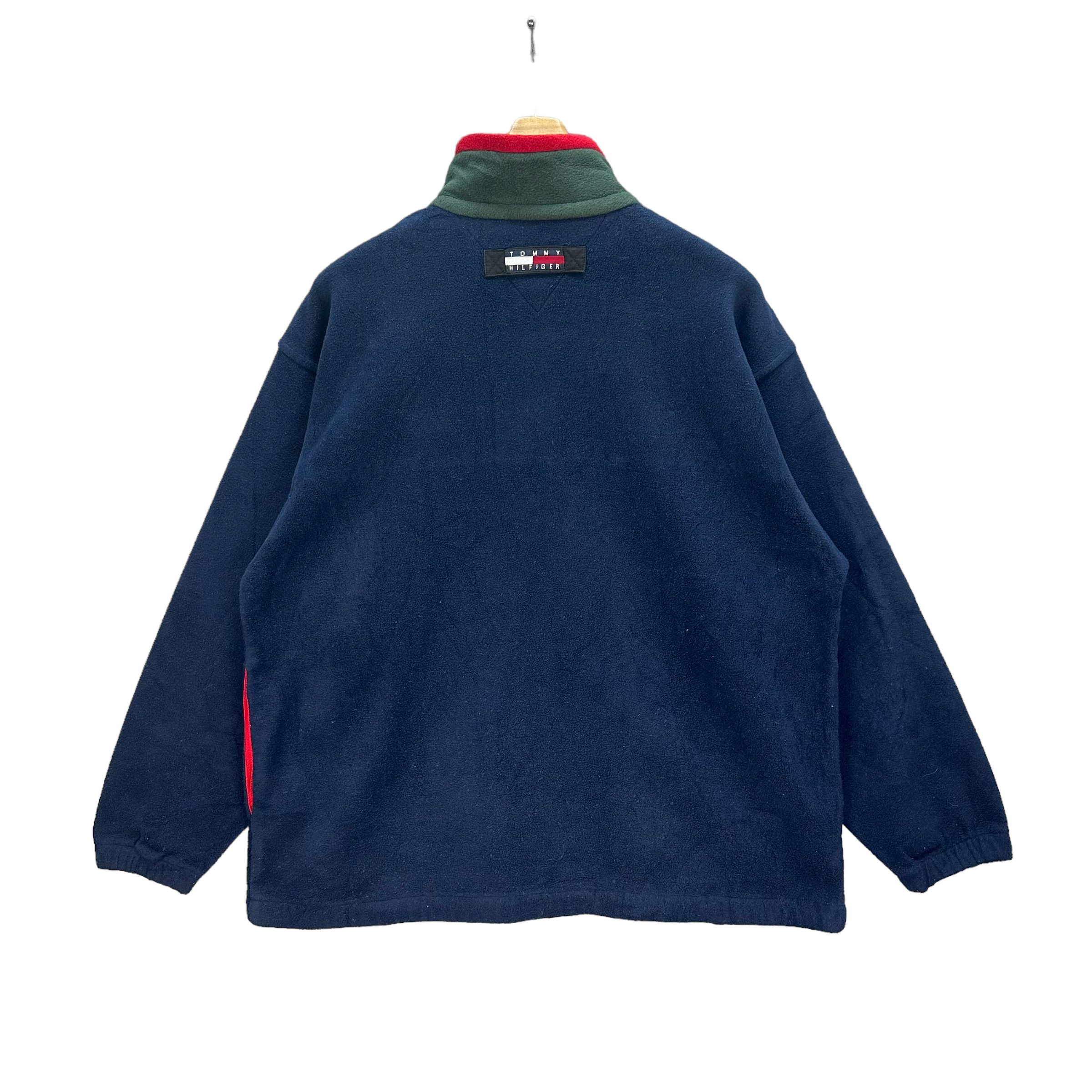 Tommy Hilfiger TOMMY HILFIGER HALF ZIP TURTLE NECK FLEECE #8238-213 Size US M / EU 48-50 / 2 - 9 Thumbnail