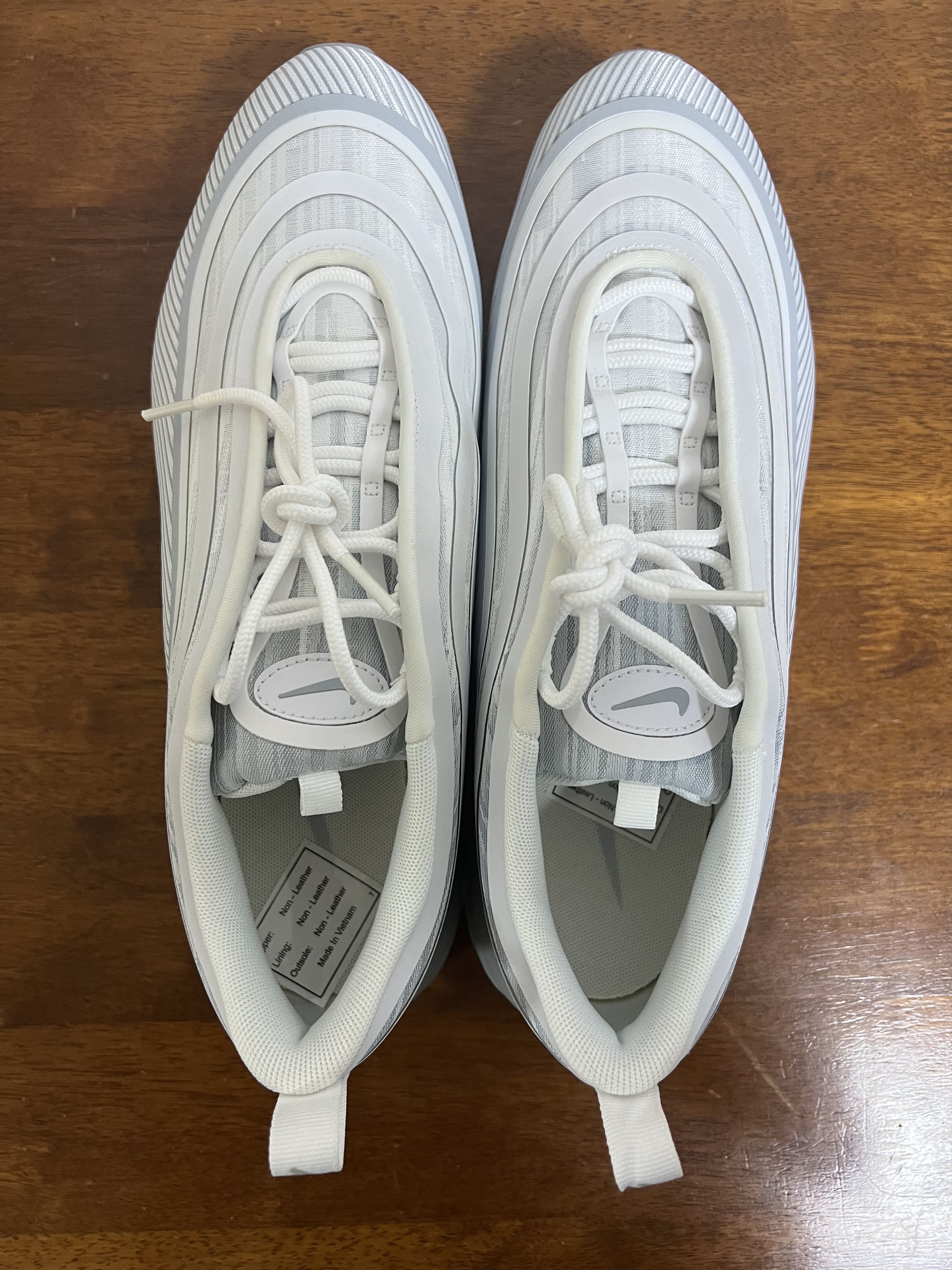 Nike 💚 2018 Nike Air Max 97 UL '17 Pure Platinum 3M US 11 NEW Size US 11 / EU 44 - 6 Thumbnail