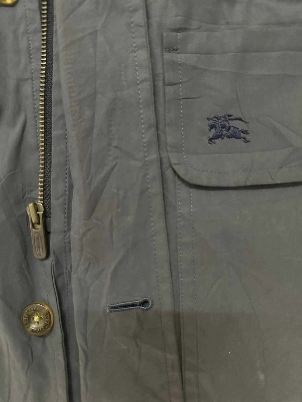 Burberry Burberry's Waxed Cotton Field Jacket Utility Vintage Style Size US M / EU 48-50 / 2 - 5 Thumbnail