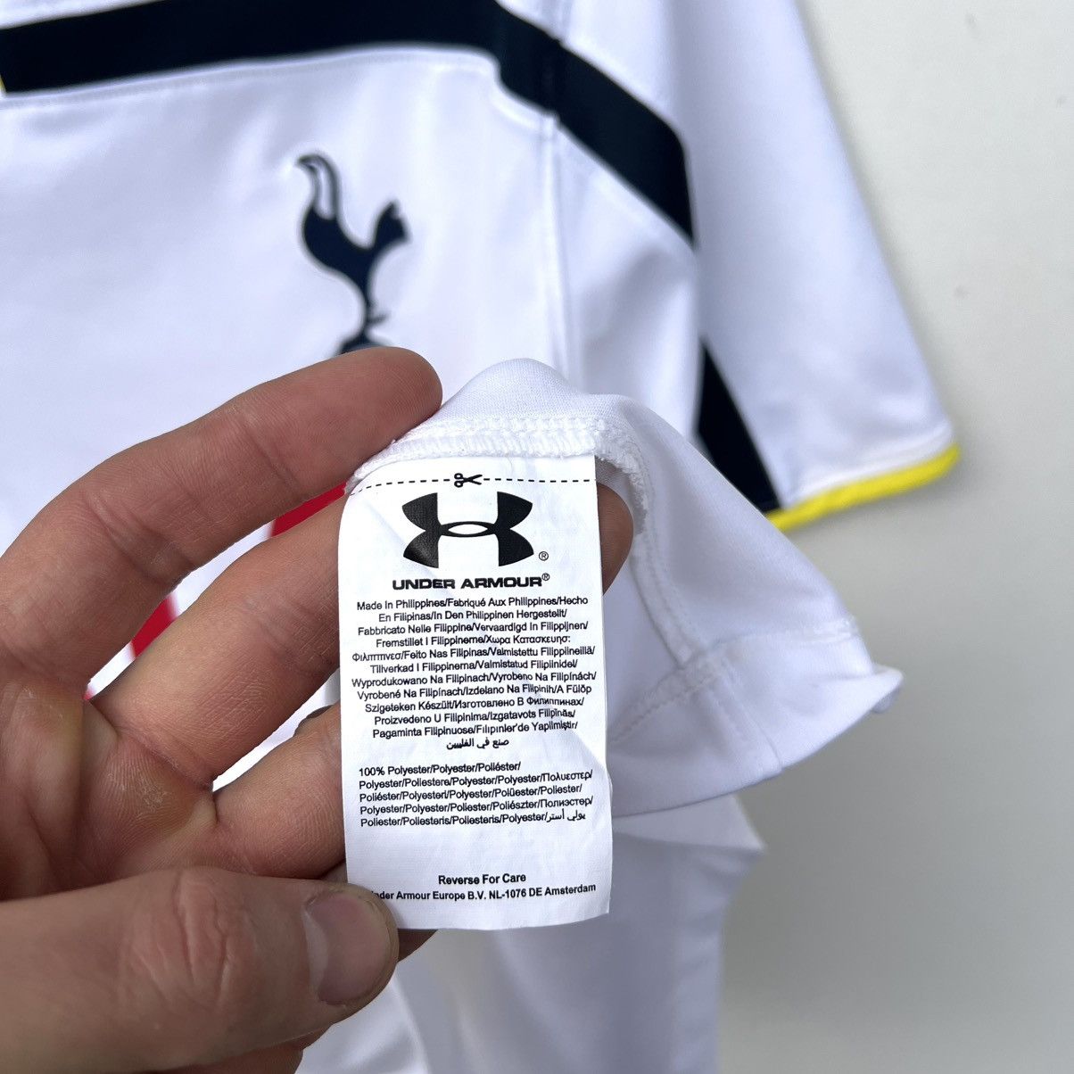 Under Armour TOTTENHAM HOTSPUR 2014 2015 FOOTBALL SHIRT SOCCER JERSEY Size US L / EU 52-54 / 3 - 6 Thumbnail