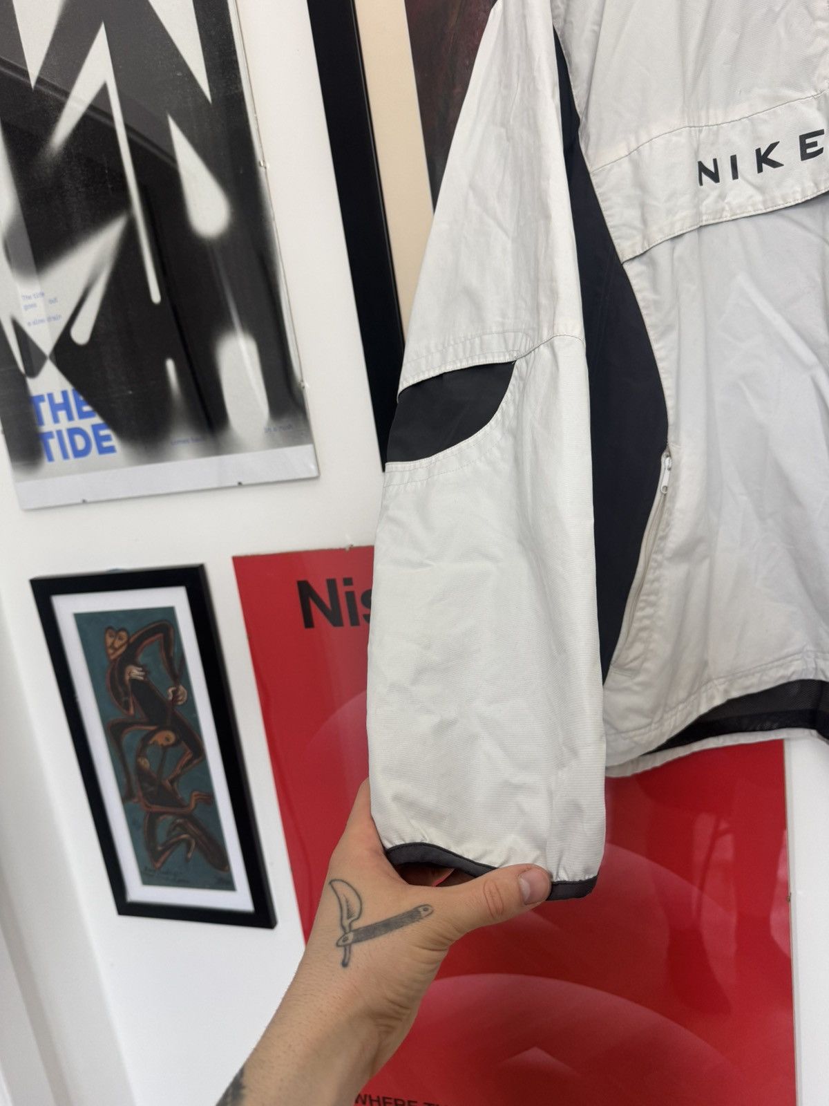 Nike 00s Nike Vintage Shox Nylon Anorak Jacket Drill Streetwear Size US XXL / EU 58 / 5 - 3 Thumbnail