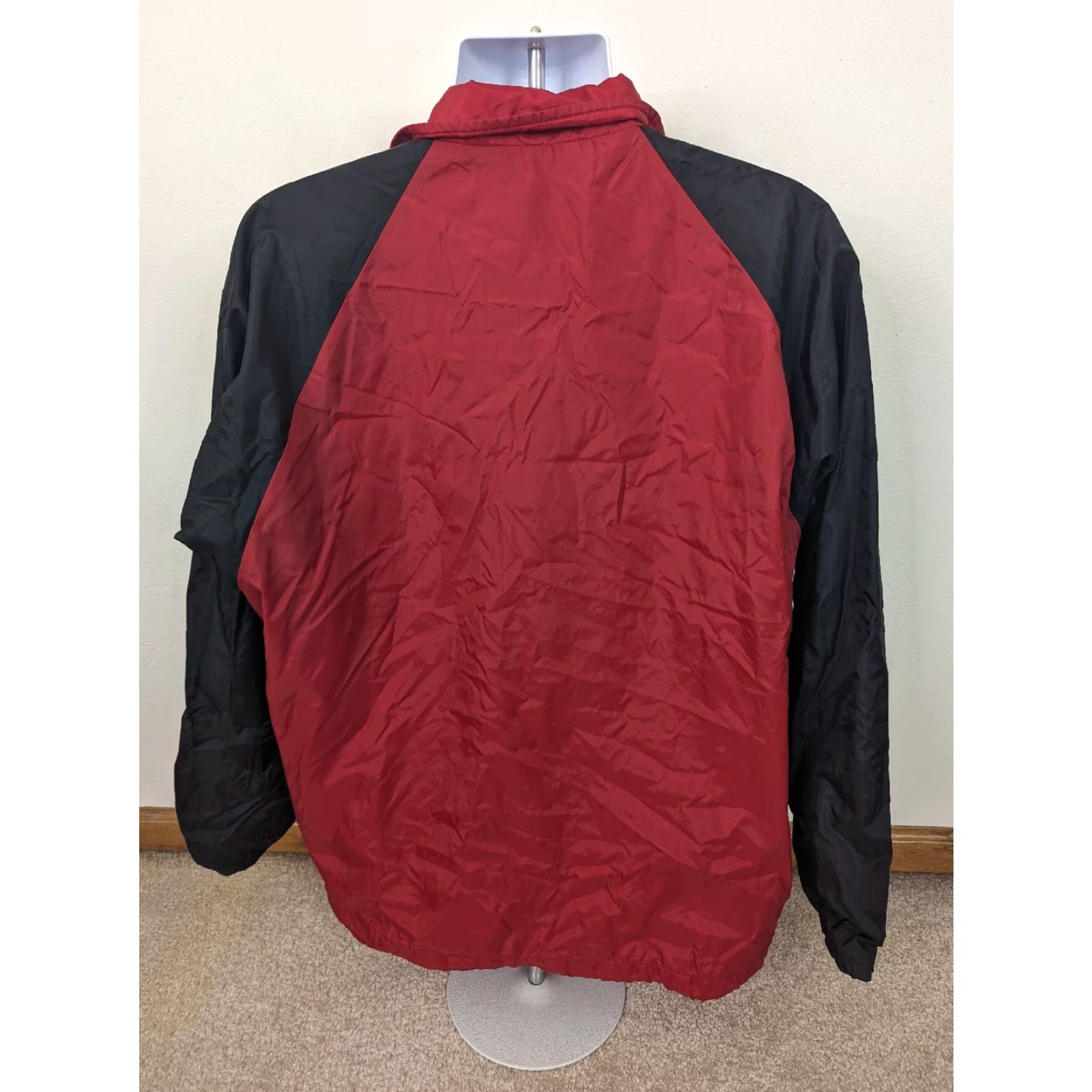 Polo Ralph Lauren VINTAGE Polo Ralph Lauren Jacket Mens M Red Black Windbreaker Coat - Polo Ralph Lauren Golf - 90s Sports Modern Mens Windbreaker Size US M / EU 48-50 / 2 - 3 Thumbnail