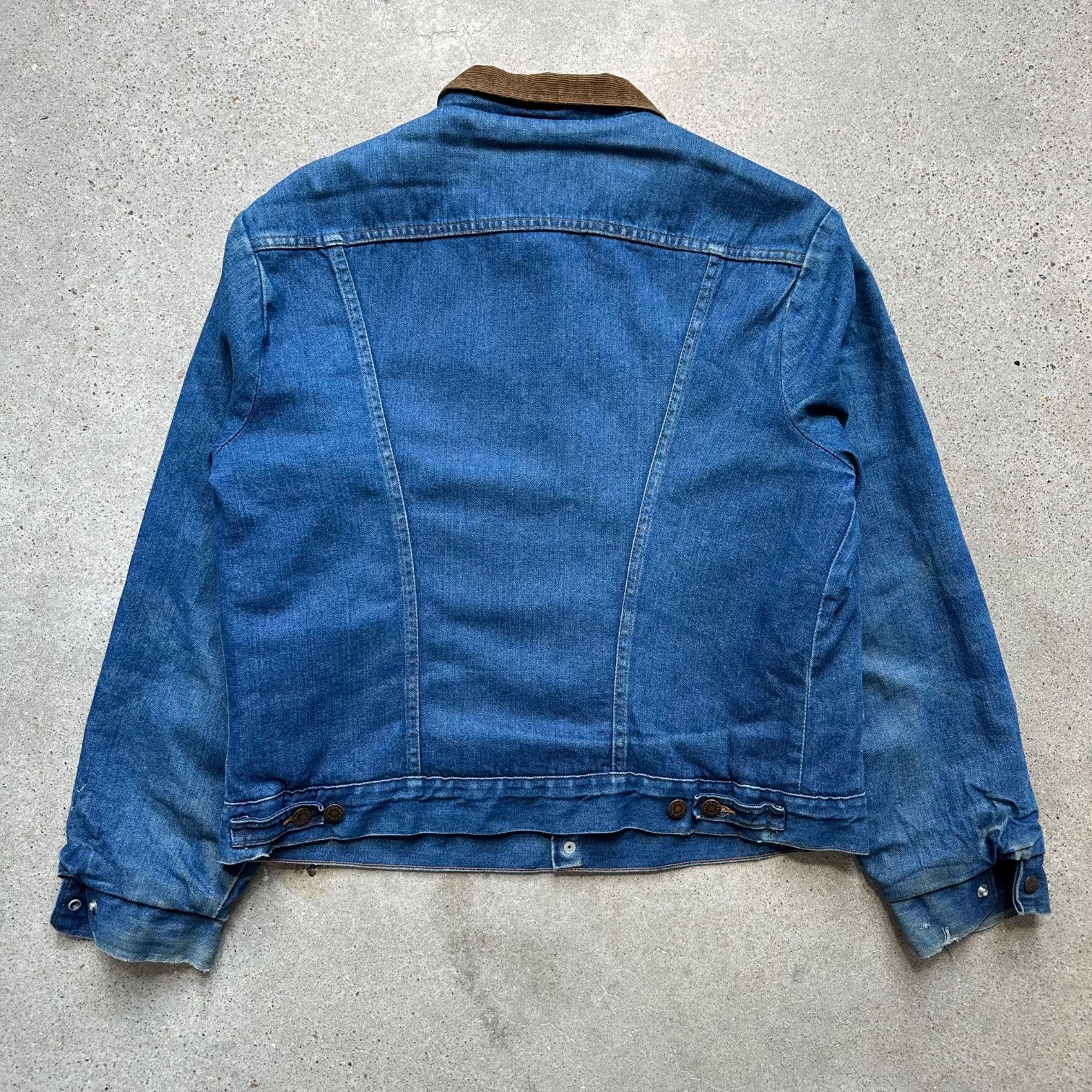 Wrangler Jean Jacket 46 - Vintage Wrangler Jean Jacket Size
