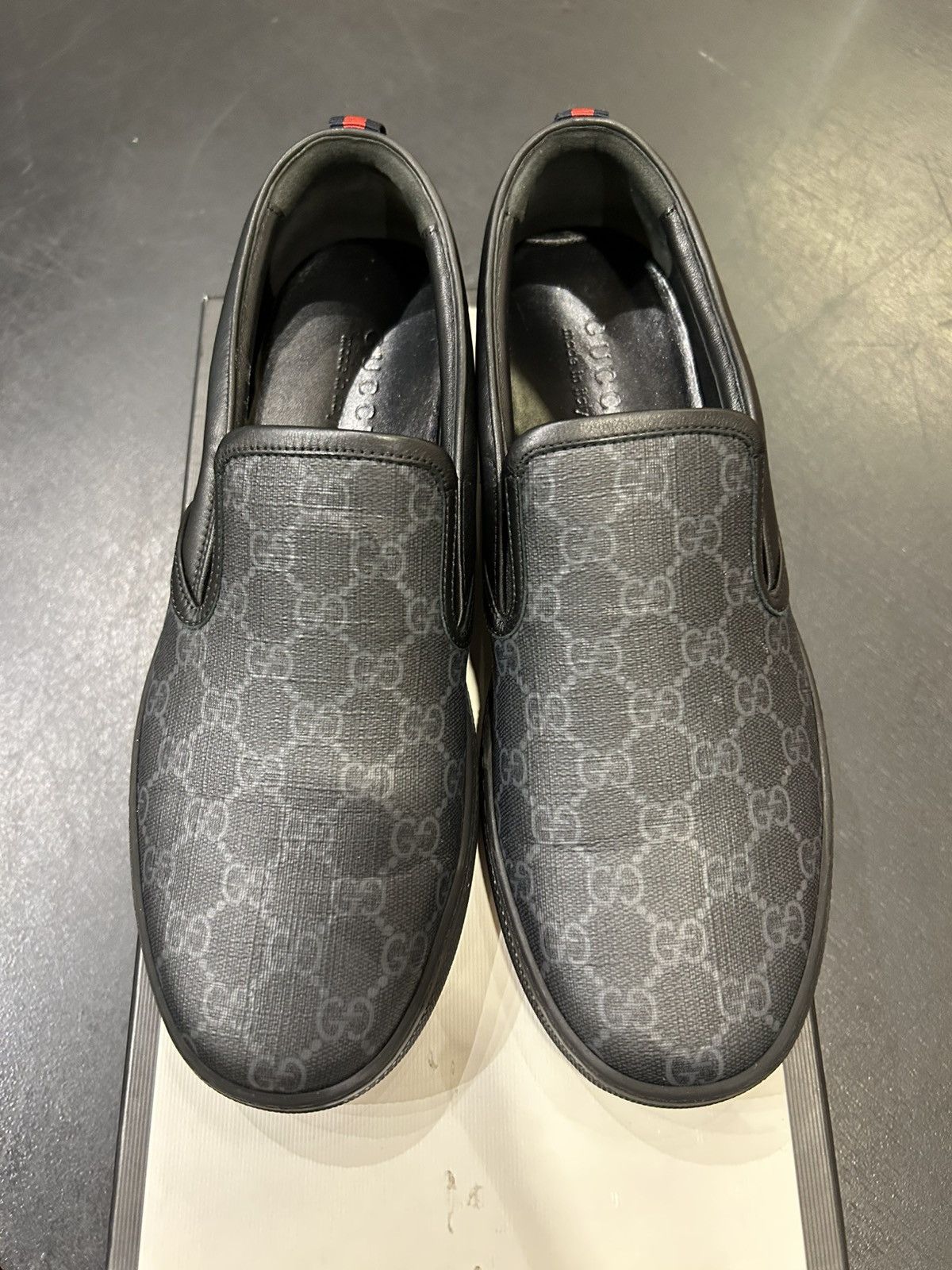 Gucci Gucci Monogram Slip On Sneakers Size US 10 / EU 43 - 4 Thumbnail