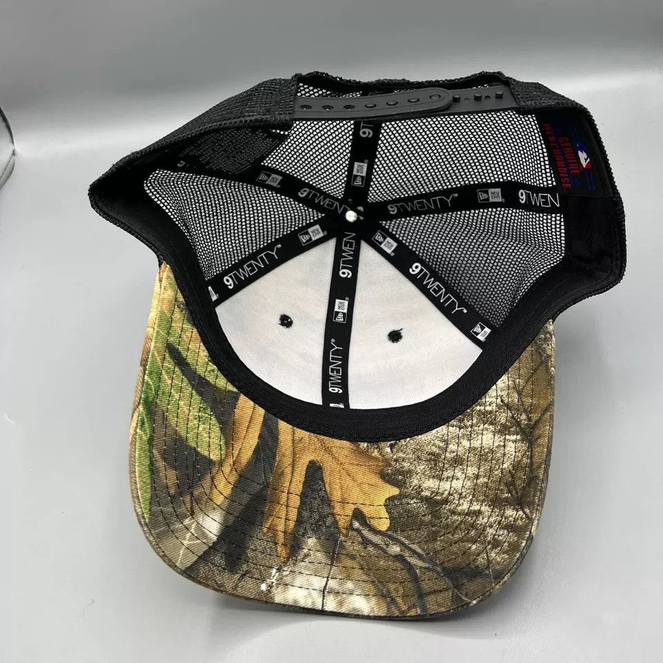 New Era San Francisco Giants Trucker Hat Men Camo Snap Back Cap New Size ONE SIZE - 4 Thumbnail