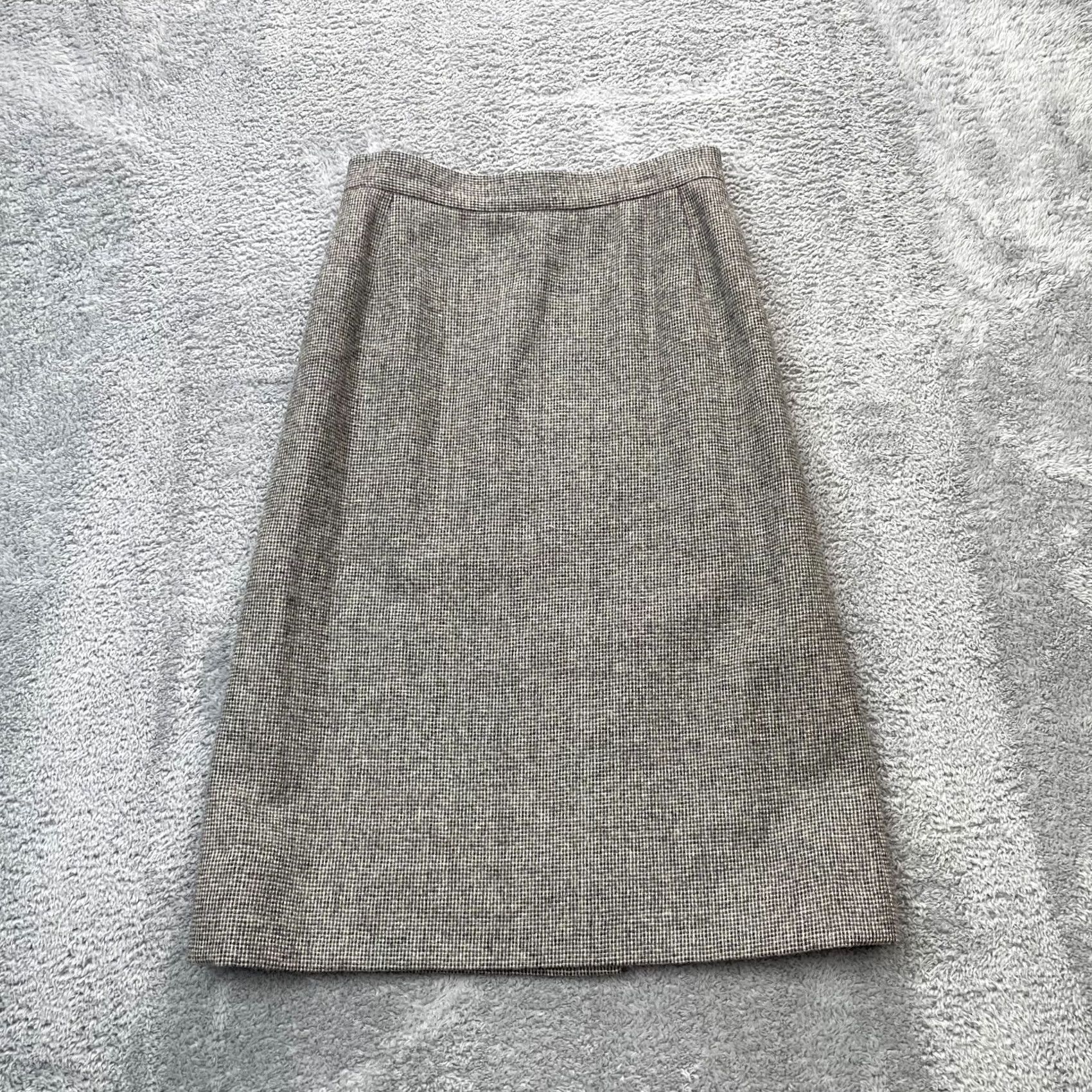 Vintage VTG Academia Skirt Womens 2 Gray A Line Classic Slit I Magnin 70s Old Money Prep Mens Womens Girls Boys Size 26" / US 2 / IT 38 - 5 Thumbnail
