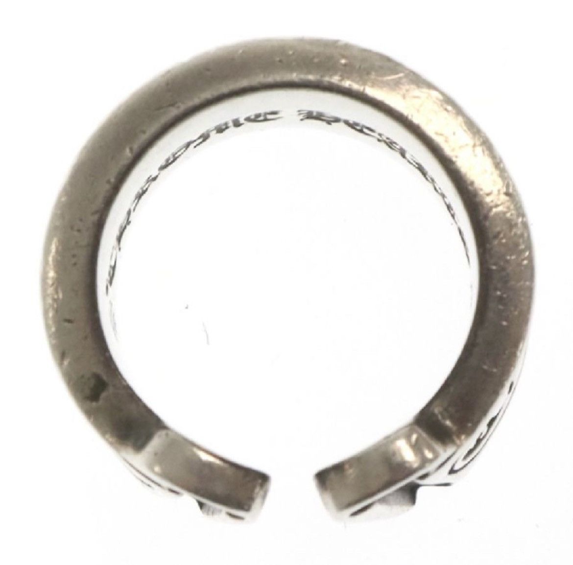 Chrome Hearts Chrome Hearts large SCROLL LABEL ring Size ONE SIZE - 6 Thumbnail