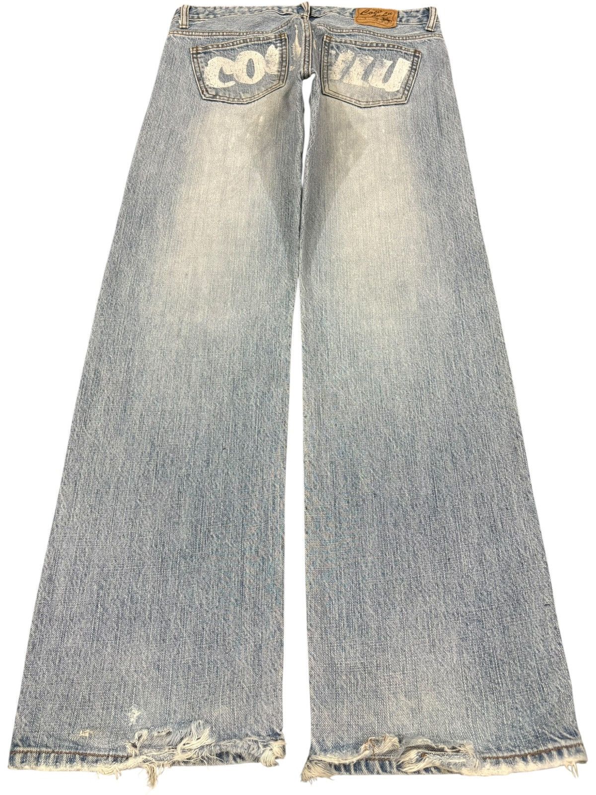 Japanese Brand Vintage Japanese Cocolulu Distressed Baggy Jeans Size 32" / US 10 / IT 46 - 2 Thumbnail