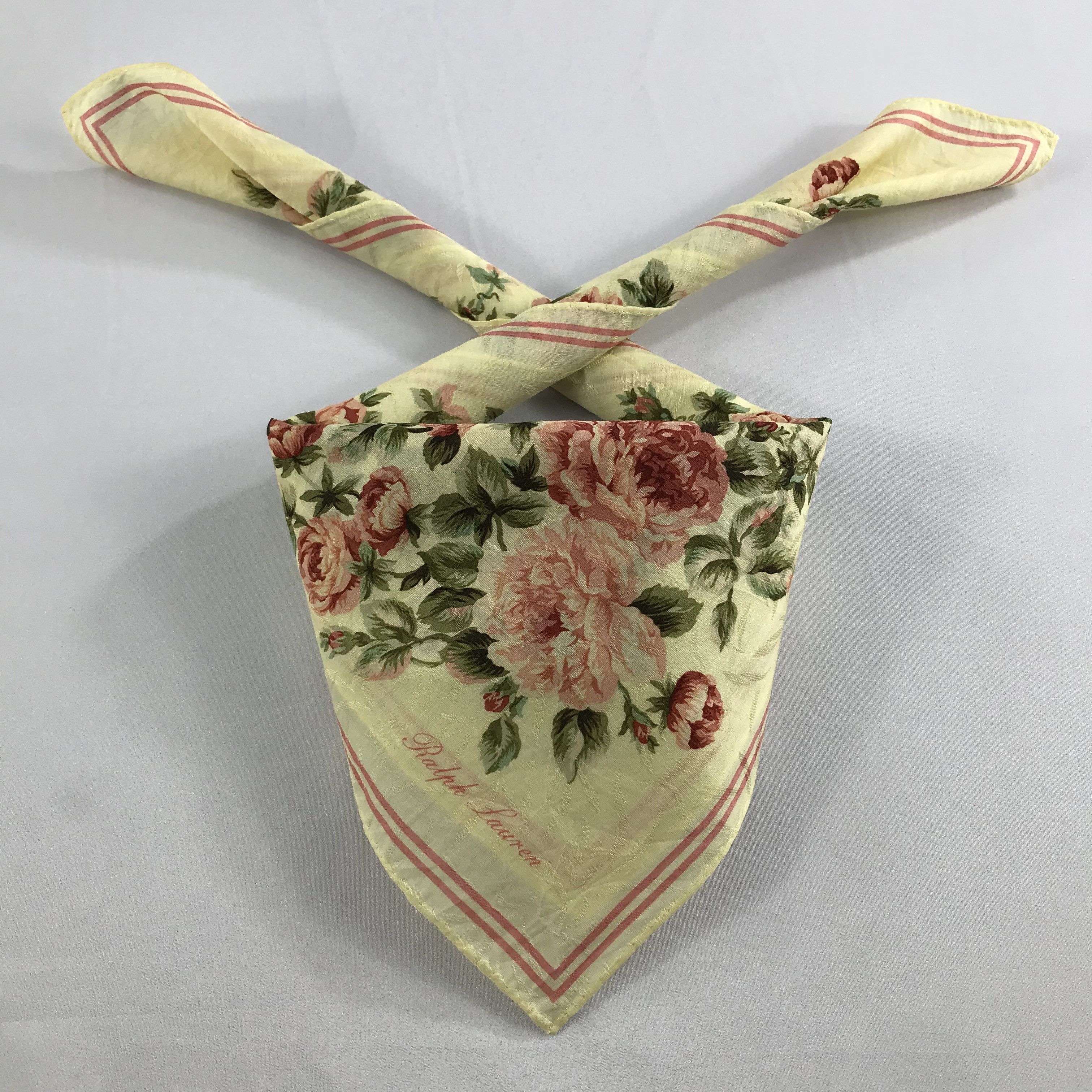 Ralph Lauren × Vintage Ralph Lauren Bandana / Handkerchief / Neckerchief - S2594 Size ONE SIZE - 3 Thumbnail
