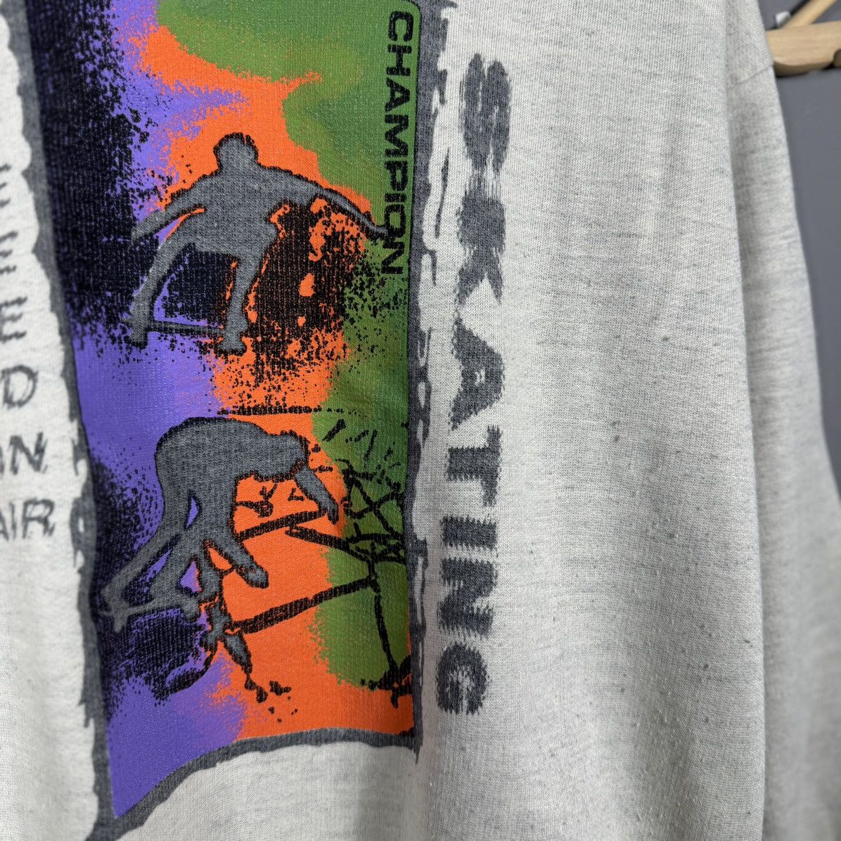 Champion Vintage 80s Champion Skateboarding Sweatshirt Size US L / EU 52-54 / 3 - 6 Thumbnail