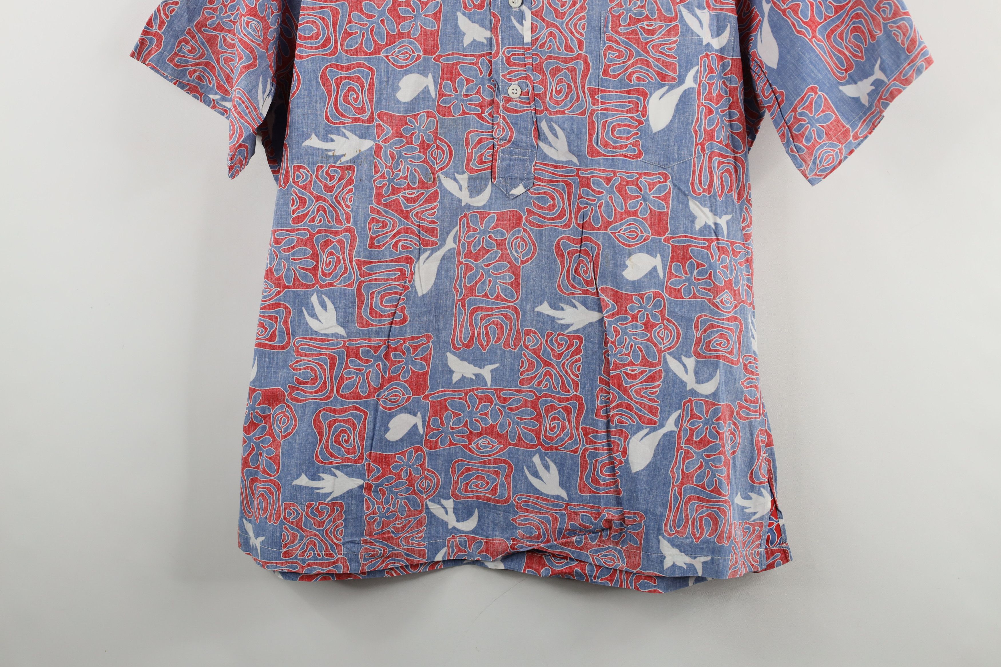 Vintage Vintage 70s Streetwear Shark Bird Button Down Polo USA Size US M / EU 48-50 / 2 - 3 Thumbnail