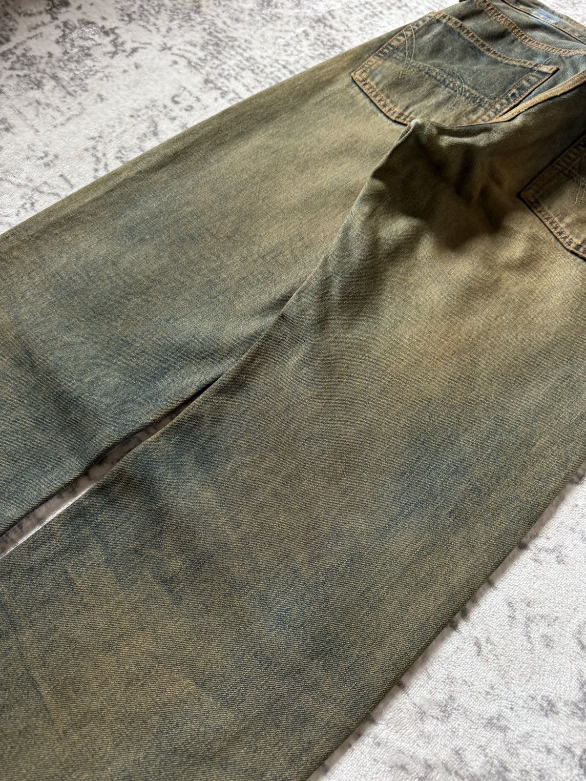 Kapital Edwin 505 OG Type 1 Baggy Loose Mud Wash Jeans Size US 29 - 15 Thumbnail