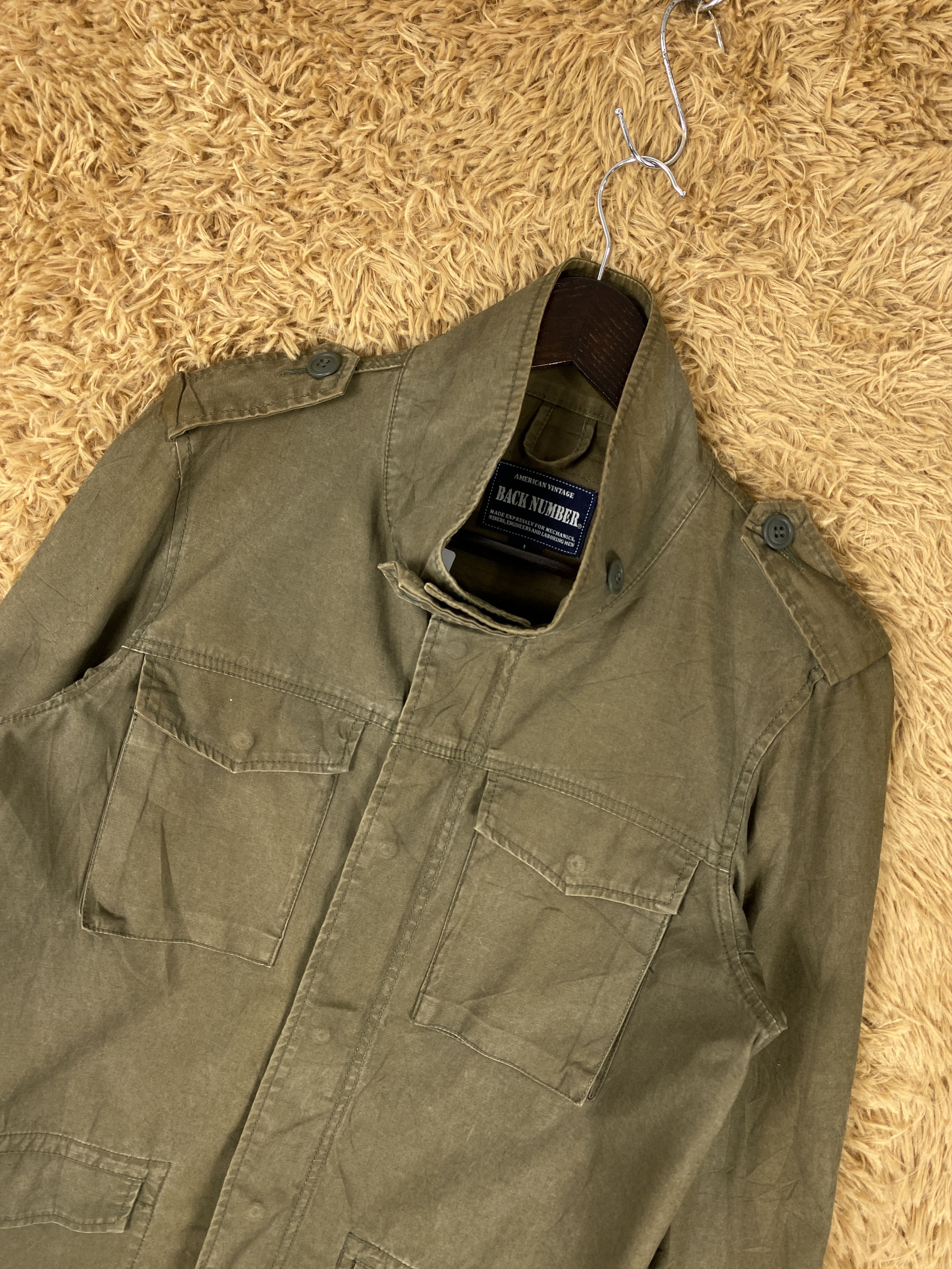 Japanese Brand Vintage Back Number Military Jacket J2187 Size US S / EU 44-46 / 1 - 2 Thumbnail