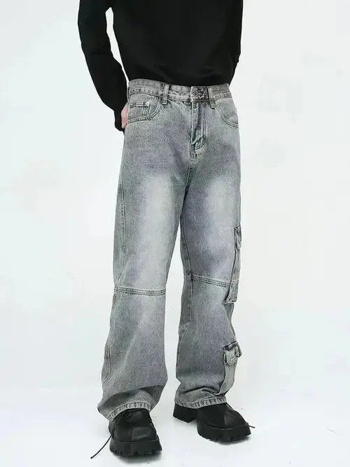 Other Retro baggy cargo jeans with big pockets Size US 32 / EU 48 - 2 Thumbnail