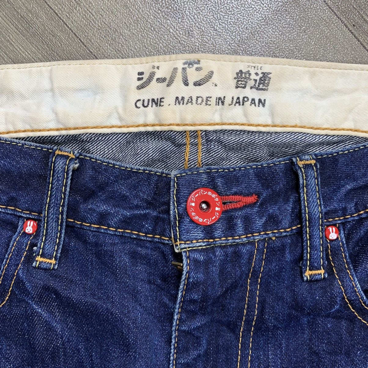 If Six Was Nine × Japanese Brand × Mammut Cune Back Print Fading Distressed Jeans Size US 33 - 7 Thumbnail