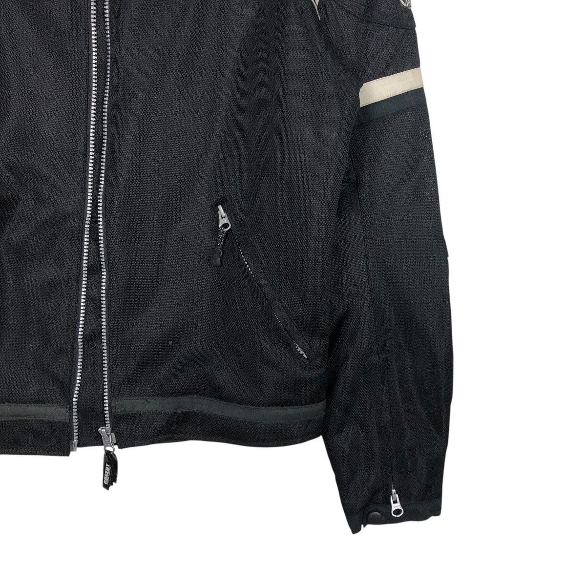 Japanese Brand 🔥RICH BLACK VINTAGE RACING BIKER JACKET GREEDY BIG LOGO Size US M / EU 48-50 / 2 - 7 Thumbnail