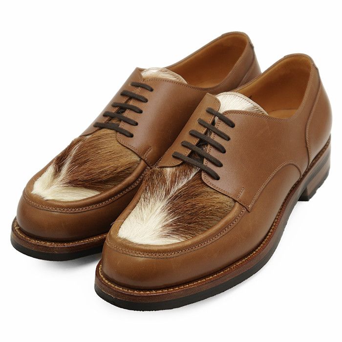 Other Other F.LLI Giacometti Calf Hair Derby Shoes Leather Shoes DUTY FREE for USA Size ONE SIZE - 1 Thumbnail