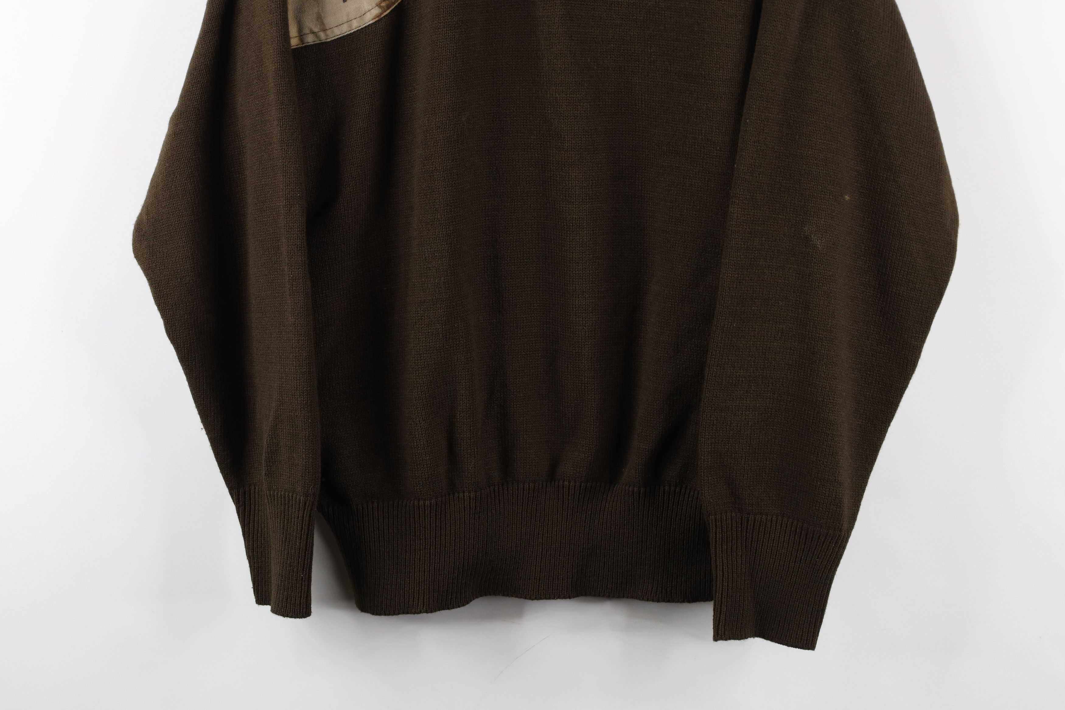 Vintage Vintage 90s Streetwear Shooting Knit Pullover Henley Sweater Size US XL / EU 56 / 4 - 3 Thumbnail