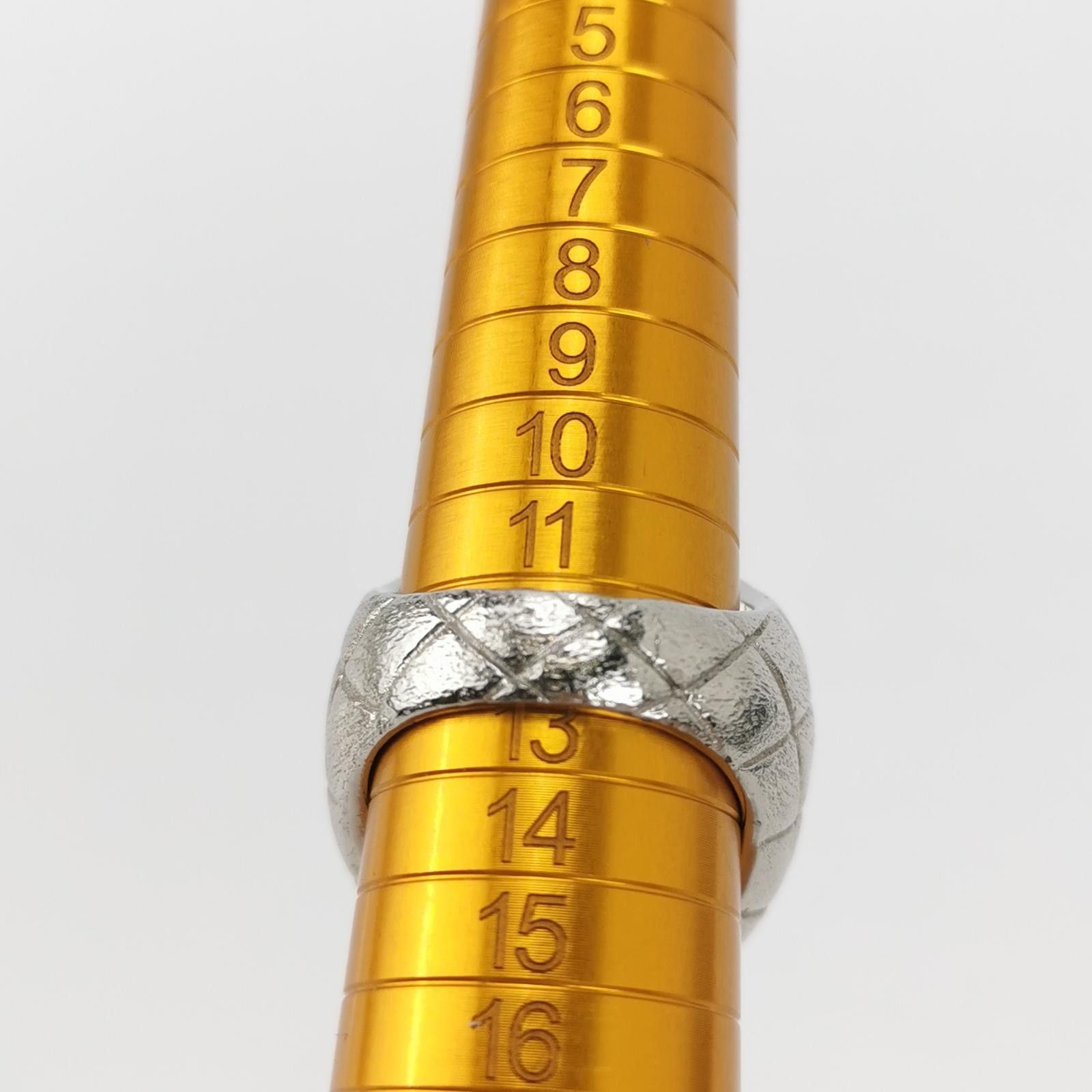 Chanel Chanel Crystal Double C Logo Ring Size 13 -z2505 Size ONE SIZE - 4 Thumbnail