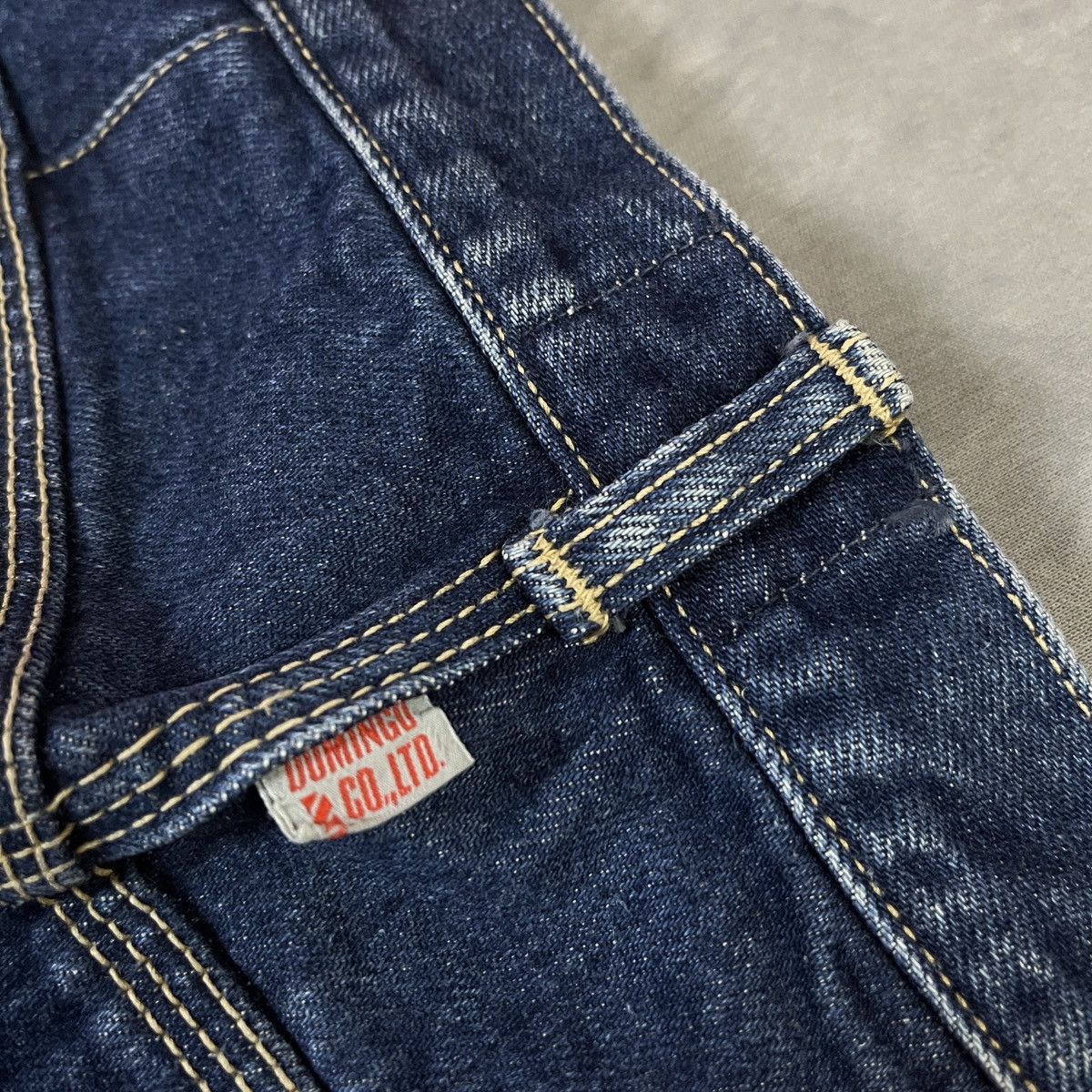 Japanese Brand 2000s D.M.G Japan Denim High Waisted Straight Indigo Archive Size US 26 / EU 42 - 9 Thumbnail