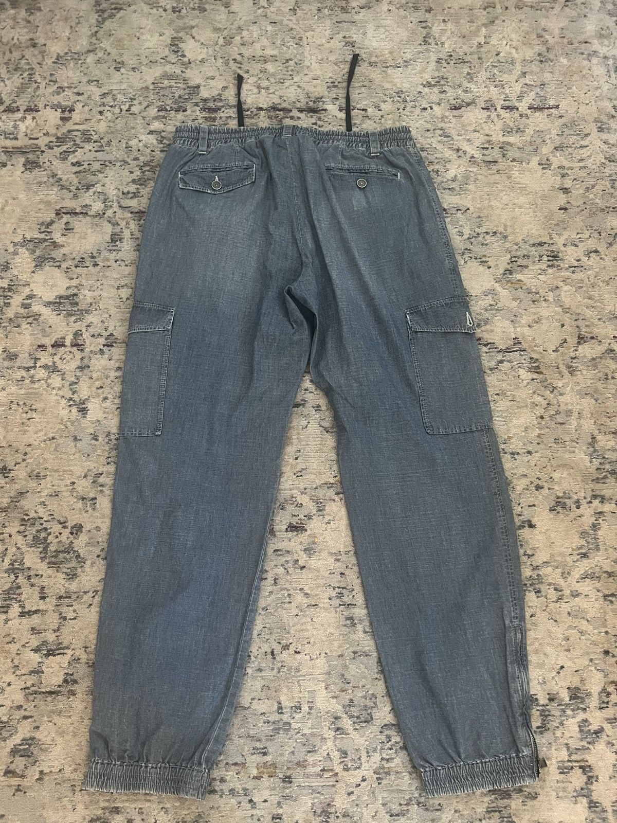 Dolce & Gabbana Dolce & Gabbana Men's Blue Denim Cargo Pants Sz 52/36 Size US 36 / EU 52 - 4 Thumbnail