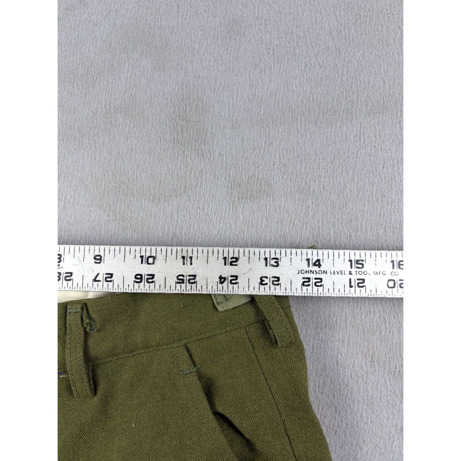 Vintage VINTAGE Army Green Wool Pants M-1951 Size XS Regular Straight Leg Workwear Mens Size US 27 - 7 Thumbnail