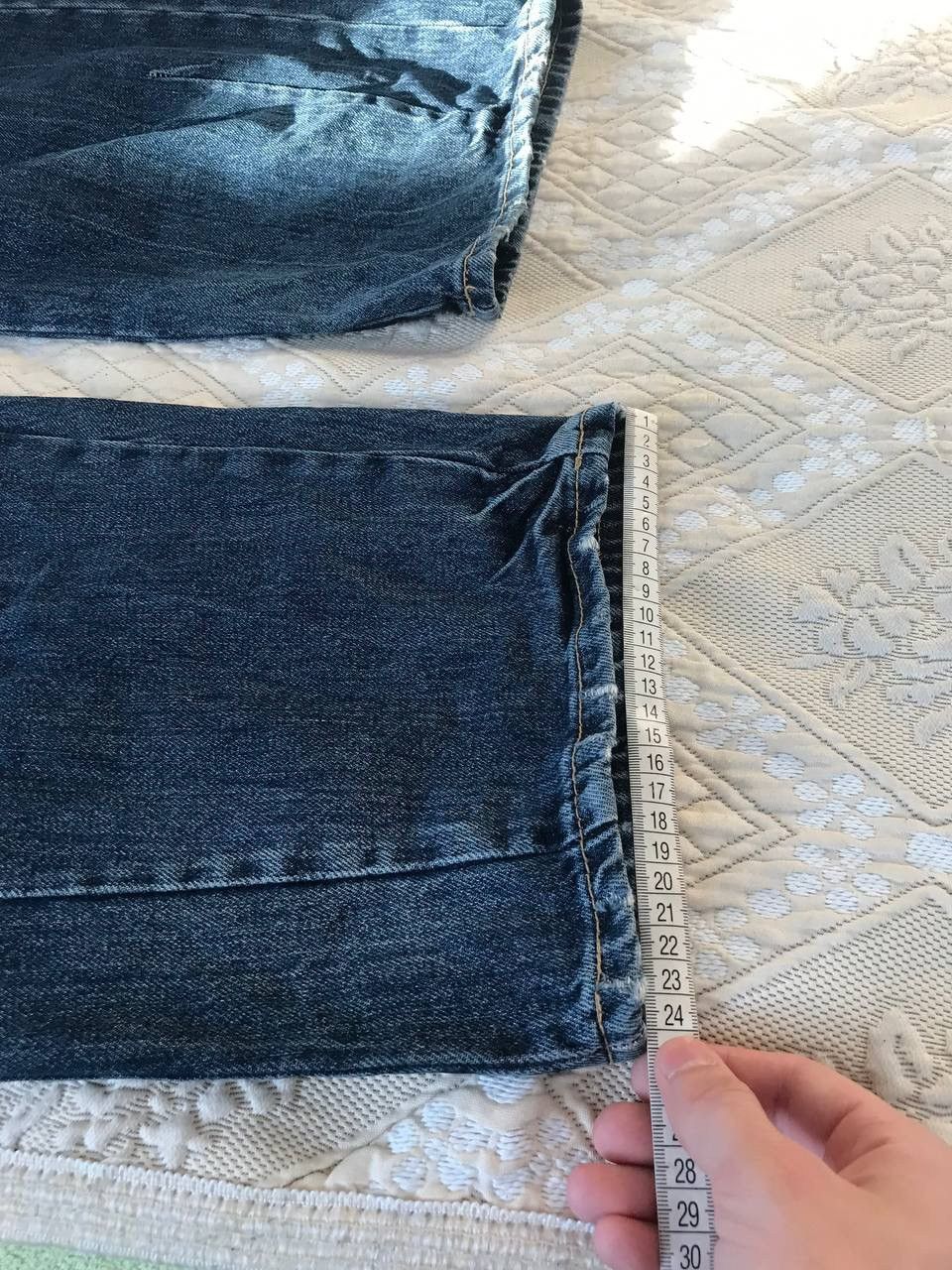 Zara 🔥 Zara Crazy Baggy Wide Denim Pants Jeans Trousers Y2K Rare Size US 31 - 10 Thumbnail