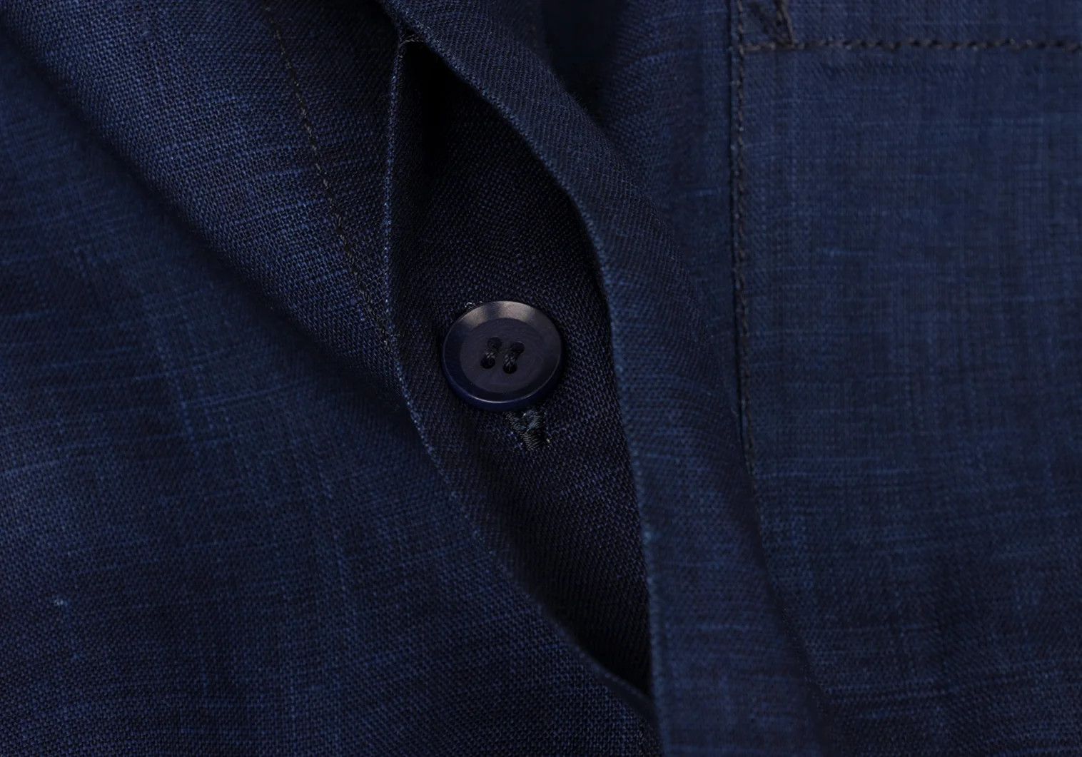 Yohji Yamamoto Yohji Yamamoto Indigo Linen Long Shirt Size US L / EU 52-54 / 3 - 8 Thumbnail