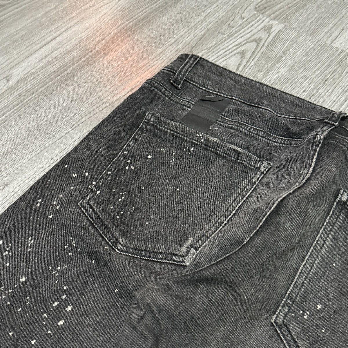 Marcelo Burlon Marcelo Burlon Splater Distressed Slim Jeans Size US 34 / EU 50 - 17 Thumbnail