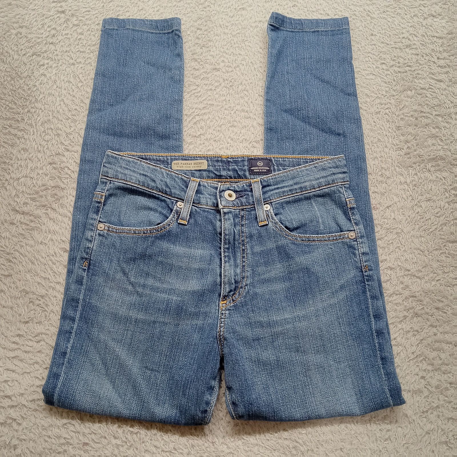 AG Adriano Goldschmied AG Adriano Goldschmied Farrah Jeans 28 X 29 Skinny Size 28" / US 6 / IT 42 - 5 Thumbnail