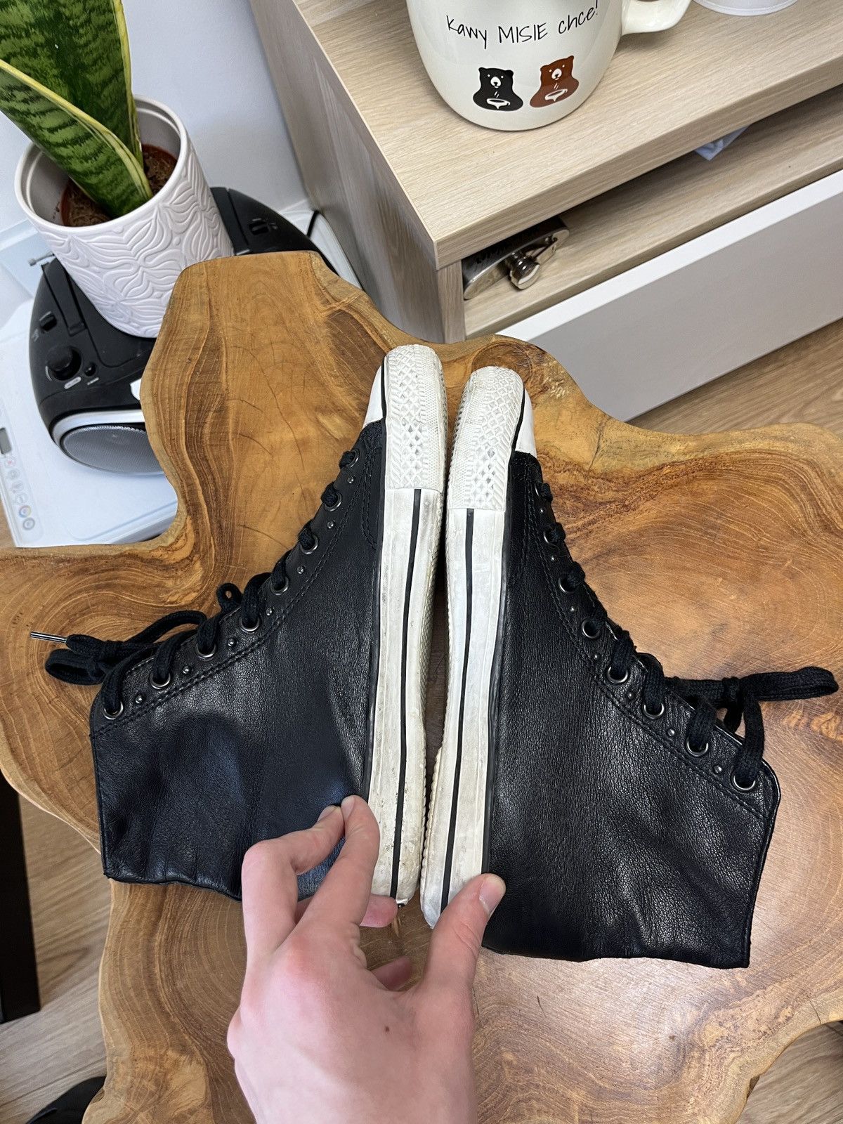 ASH Ash Vintage Studded Hi-Top Converse Punk Sneakers japanese Size US 8 / IT 38 - 3 Thumbnail