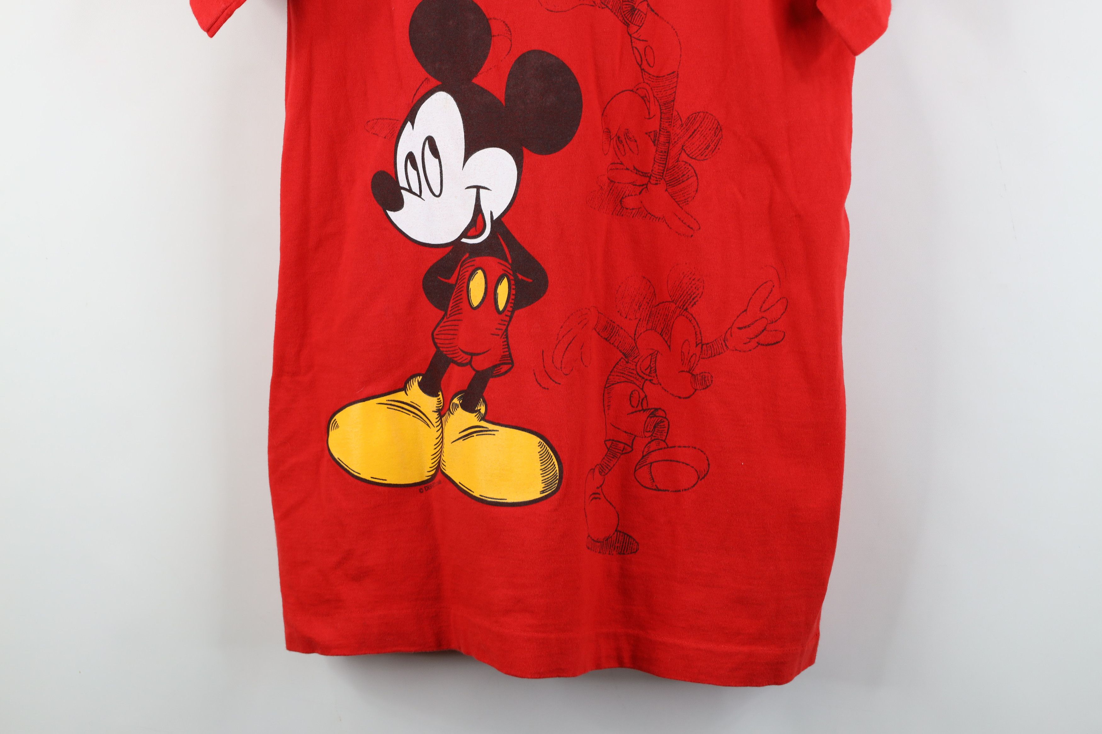 Vintage Vintage 90s Disney Mickey Mouse Sketch T-Shirt Cotton USA Size US M / EU 48-50 / 2 - 3 Thumbnail