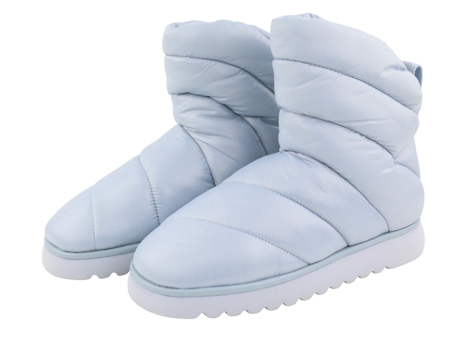 Other BIBI LOU EU37 Light Blue Padded Quilted Ankle Winter 87552 Size US 6 / IT 36 - 4 Thumbnail