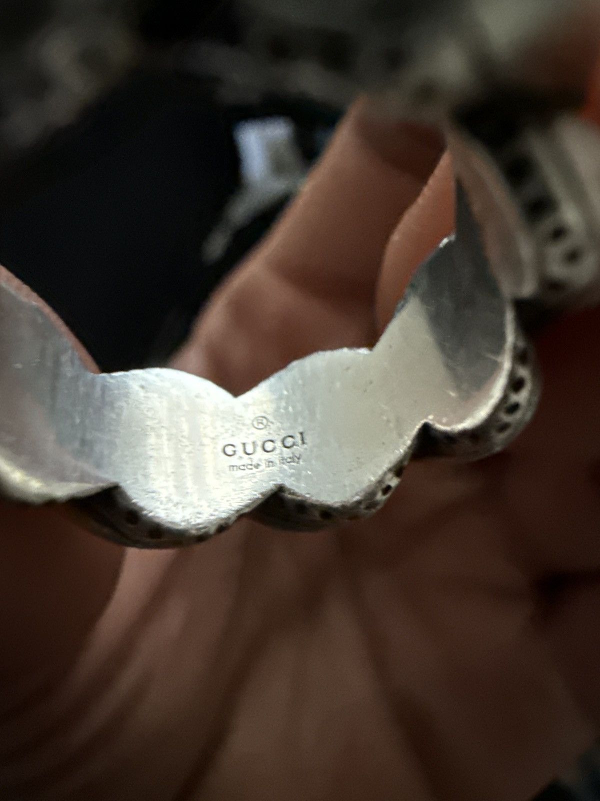 Gucci Gucci twisted garden silver bracelet and ring Size ONE SIZE - 6 Thumbnail