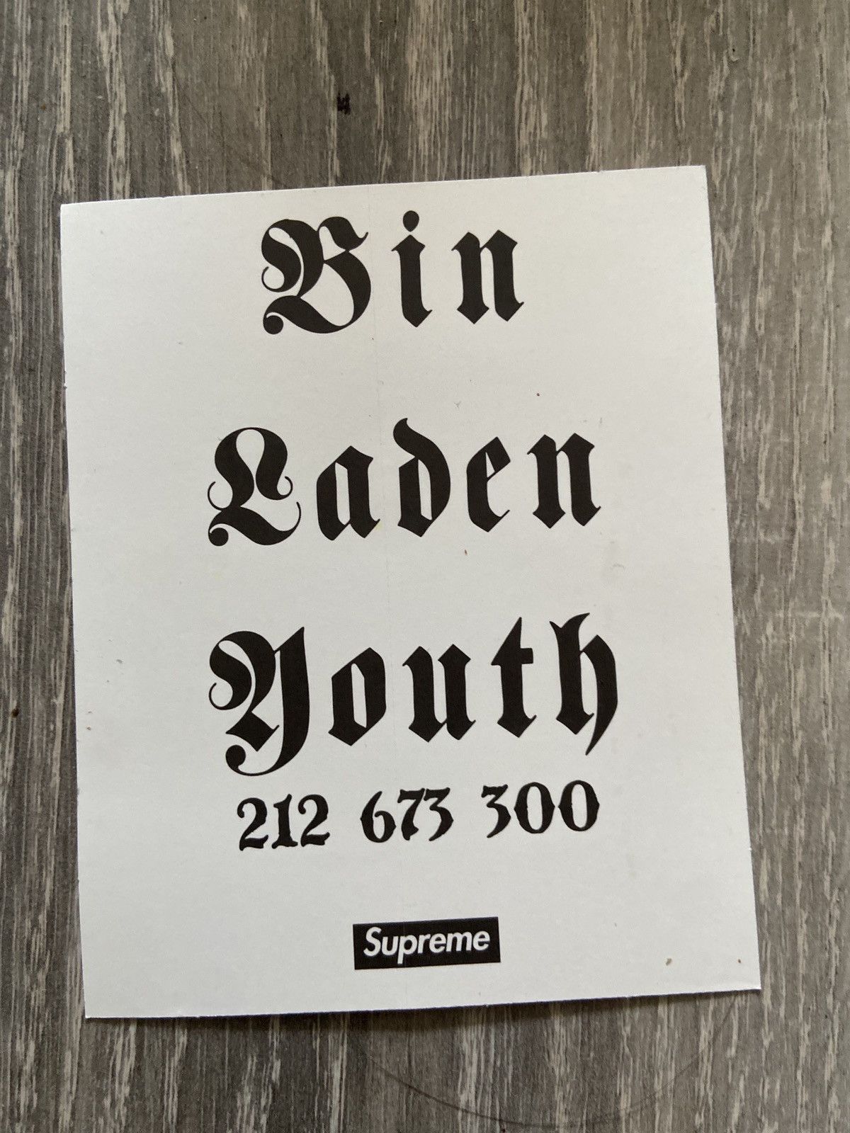 Supreme Supreme Bin Laden Sticker Size ONE SIZE - 2 Thumbnail
