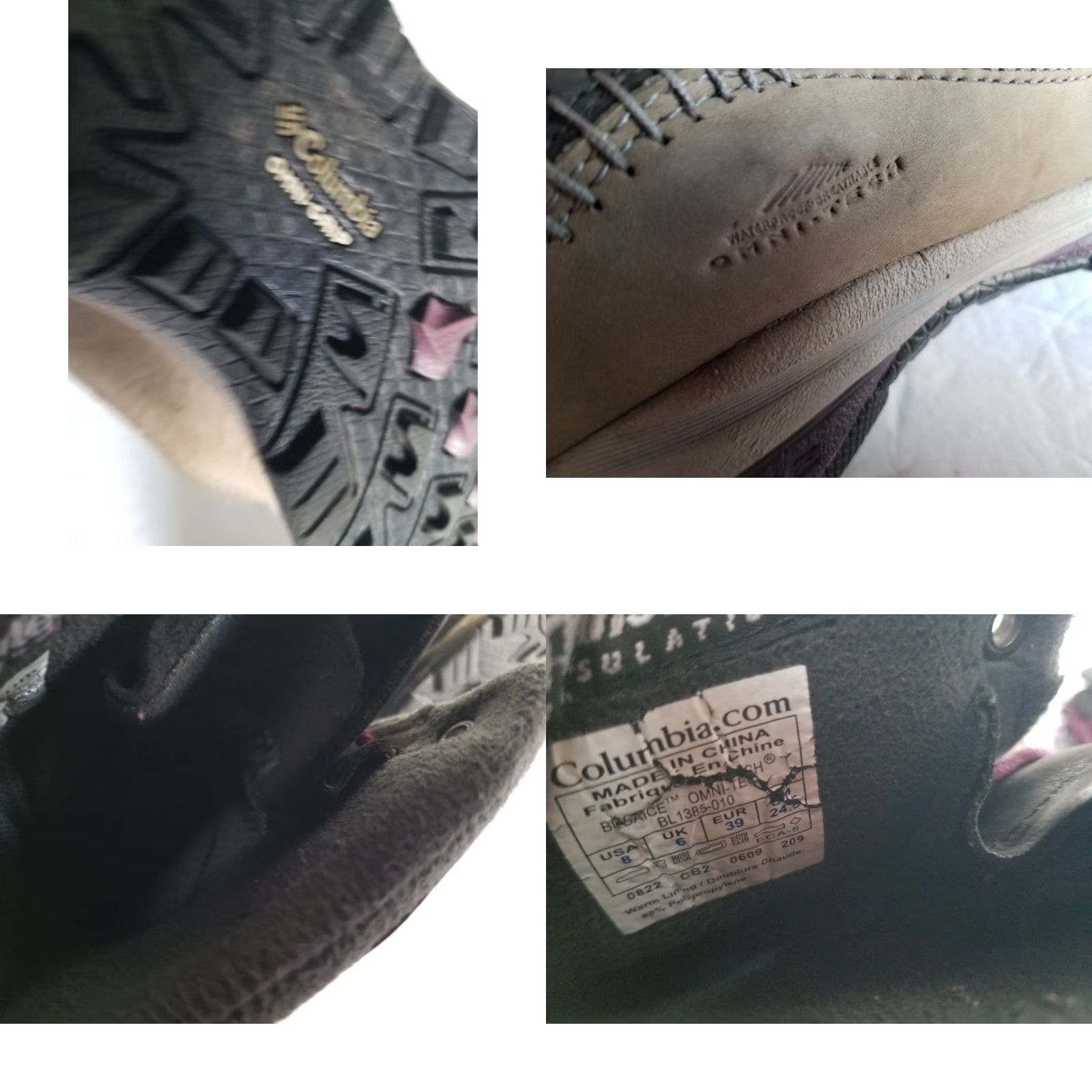 Vintage Columbia Boots BugaIce Womens OMNI-TECH Waterproof Black Size 8 Size US 8 / IT 38 - 9 Thumbnail