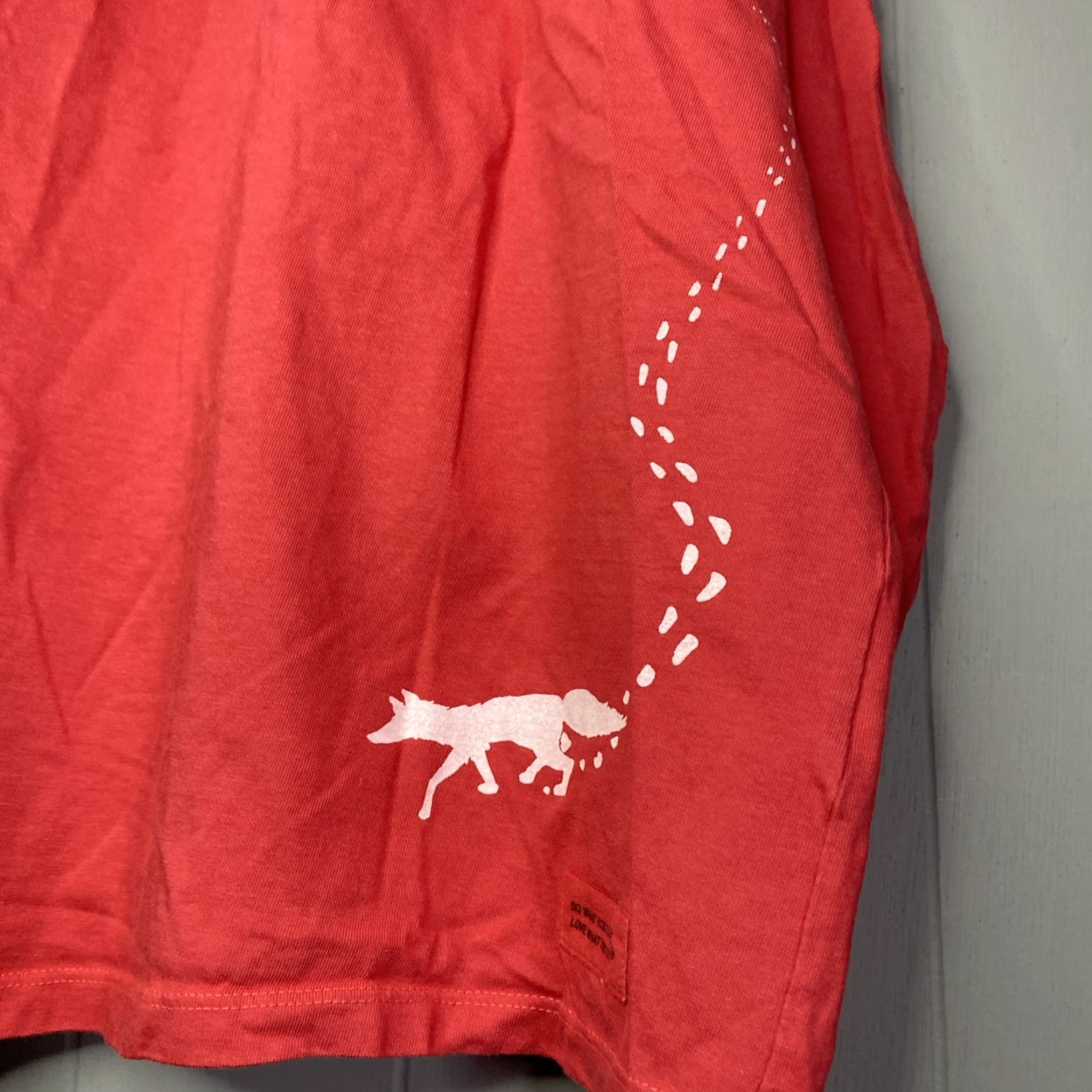 Life is Good Life Is Good Crusher Tee Long Sleeve T Shirt Christmas Fox In Snow 3X Red Womens Plus Size 3XL Holiday Gift Size XXL / US 16-18 / IT 52-54 - 3 Thumbnail