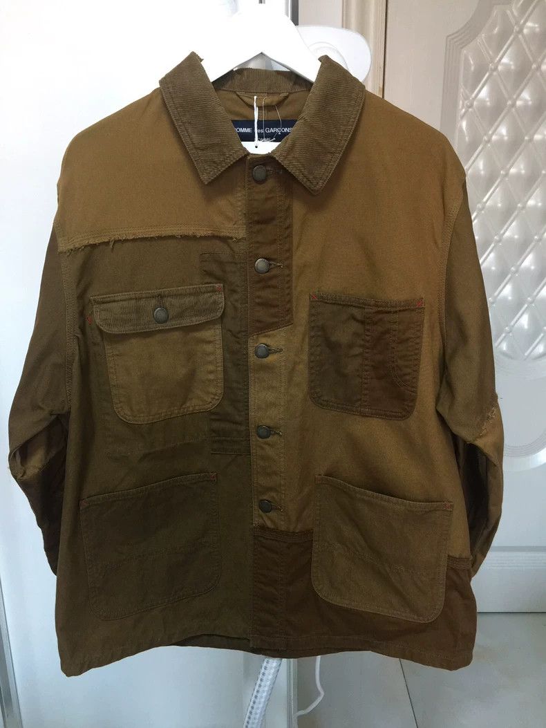 Comme des Garcons Comme Des Garcons Spliced ginger frock coat Size US S / EU 44-46 / 1 - 1 Thumbnail