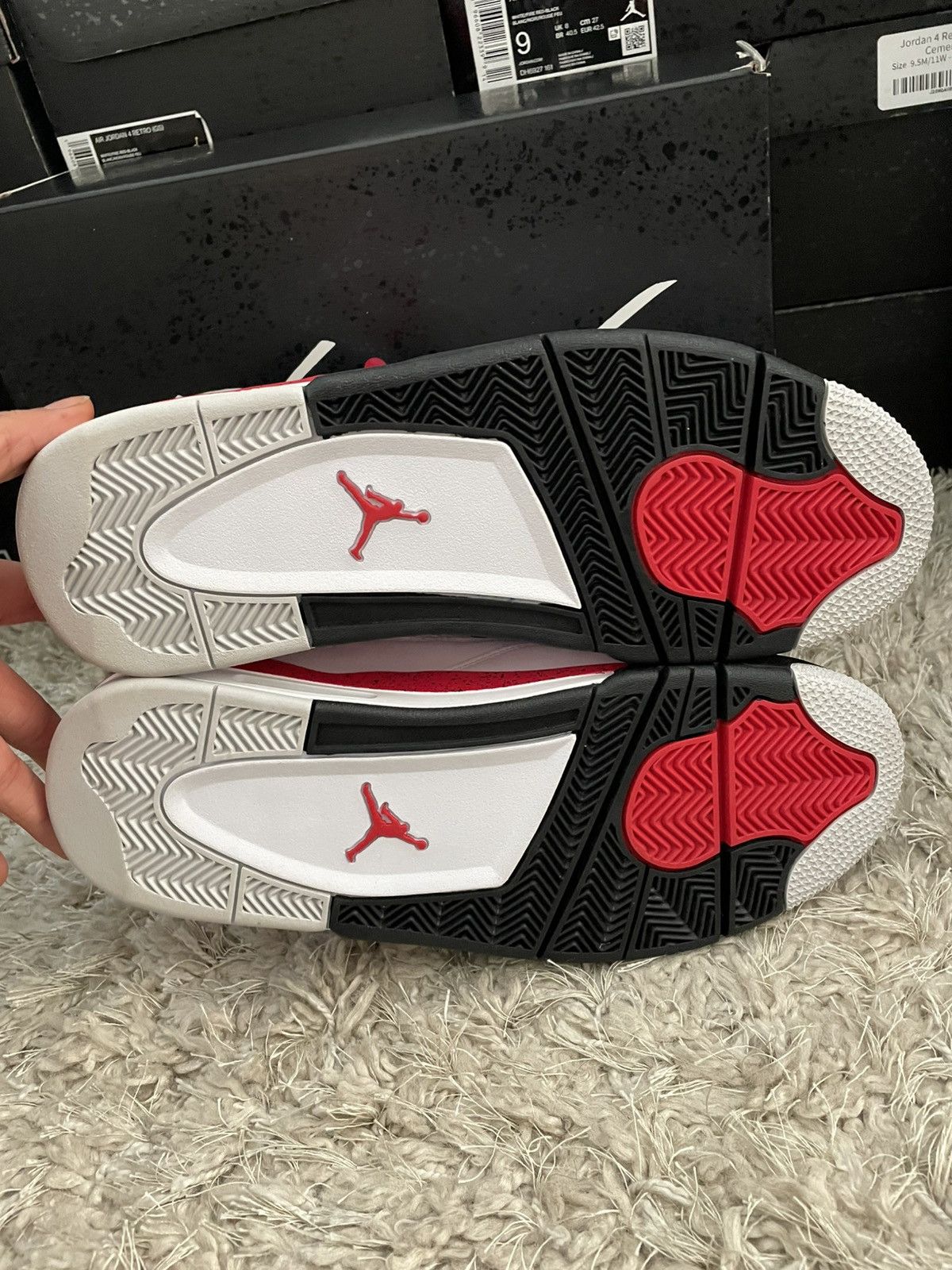 Jordan Brand Jordan 4 Red Cement Size US 11 / EU 44 - 7 Thumbnail